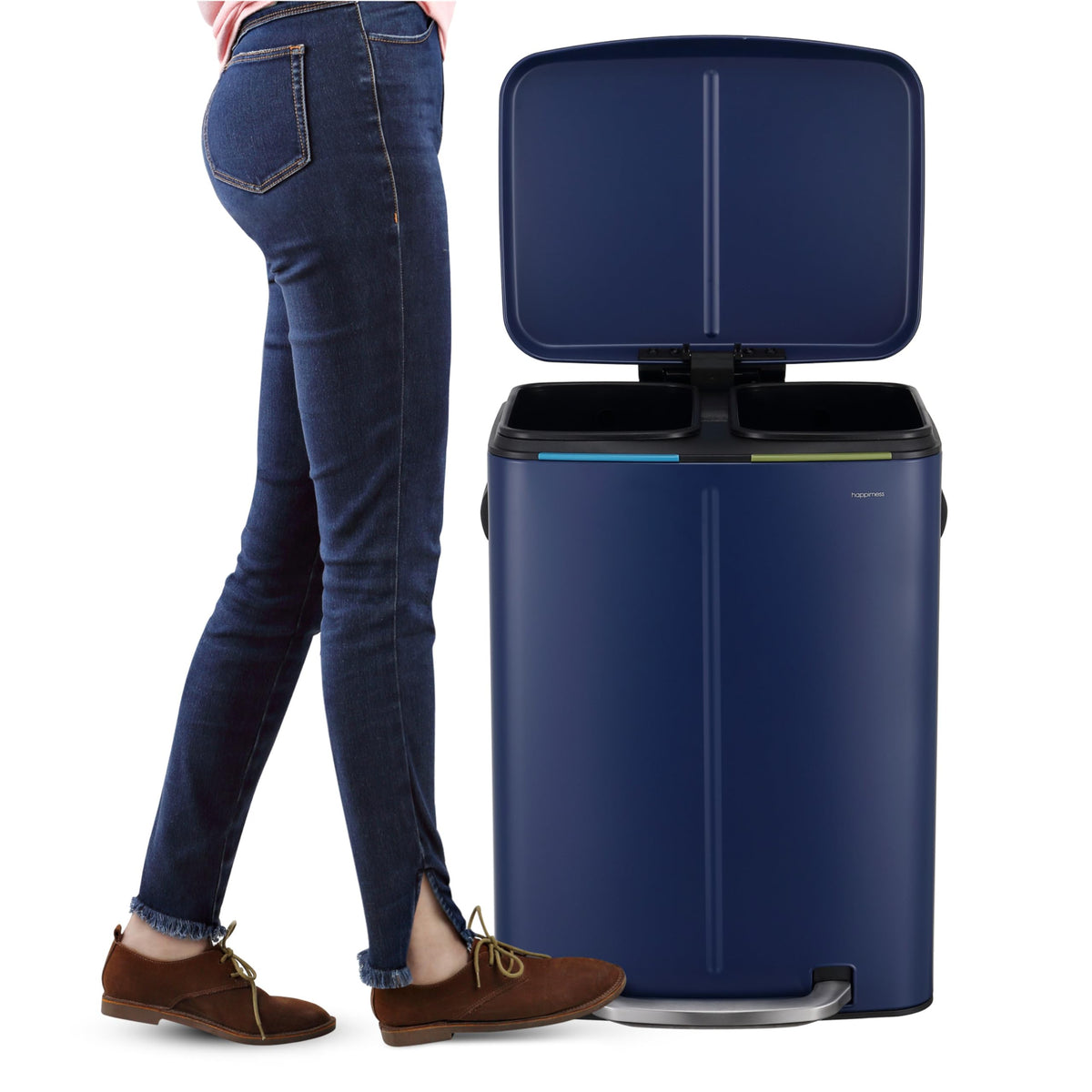 Marco 10.6 Gal Double Bucket Step Trash Can