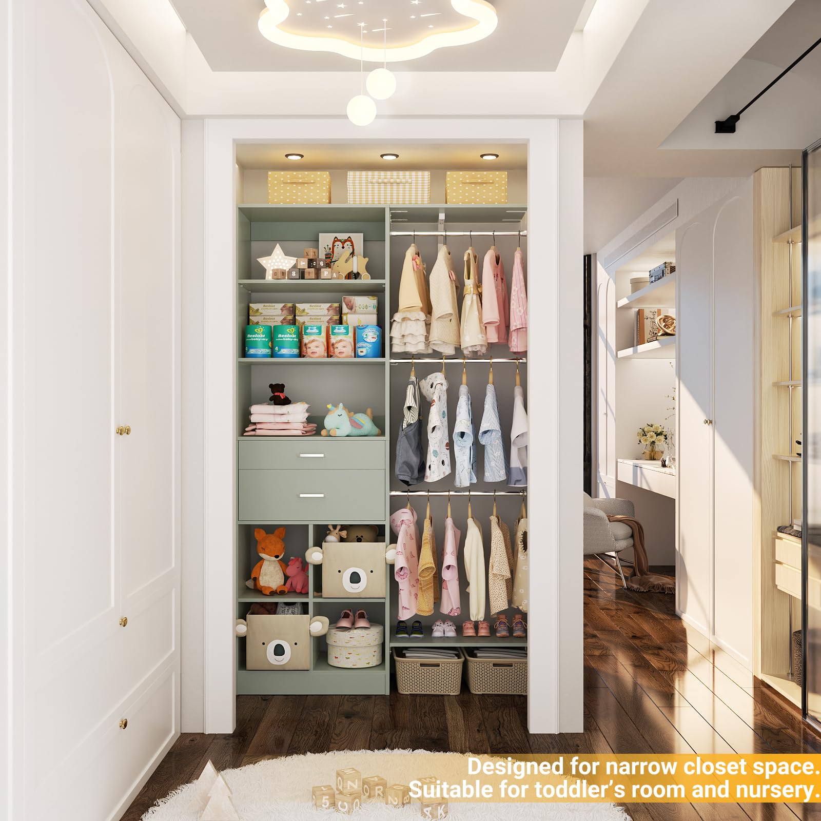 5FT Small Closet System (5 Foot)