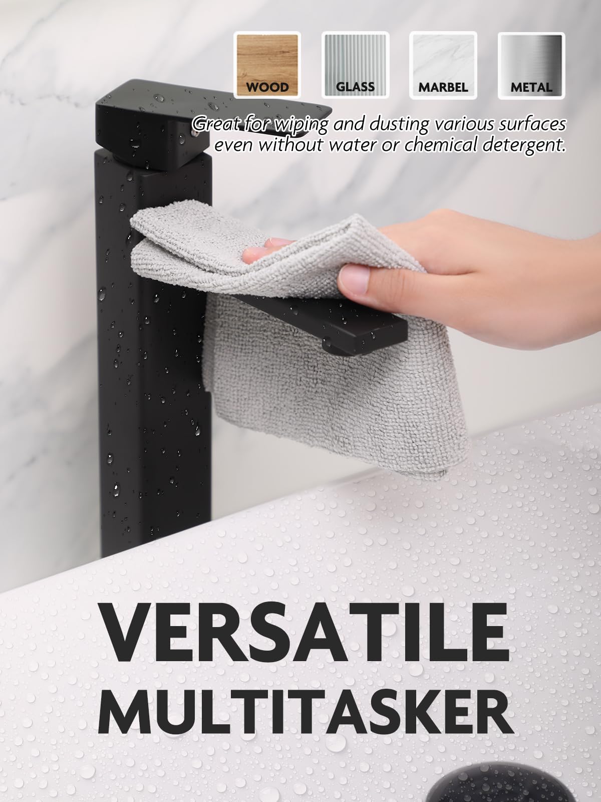 Microfiber Cleaning Cloth Roll (30 Count)