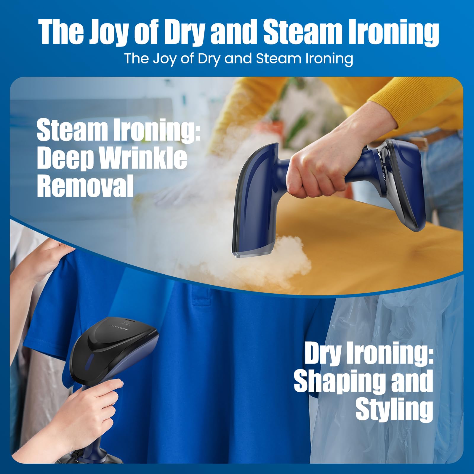 Powerful Handheld Fabric Steamer