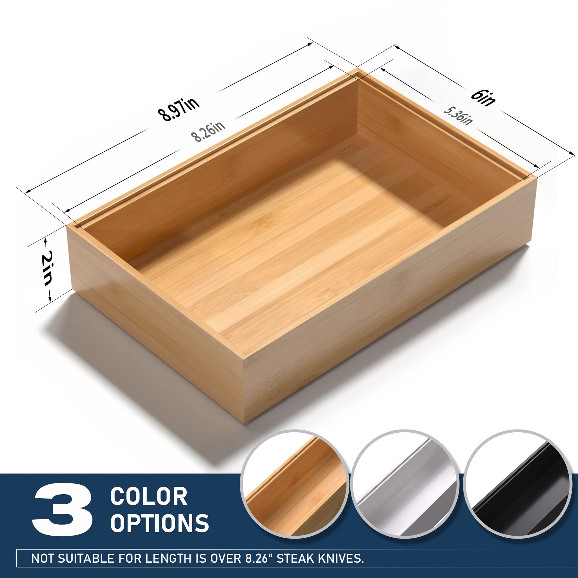 Silverware Tray for Drawer (2 Count)