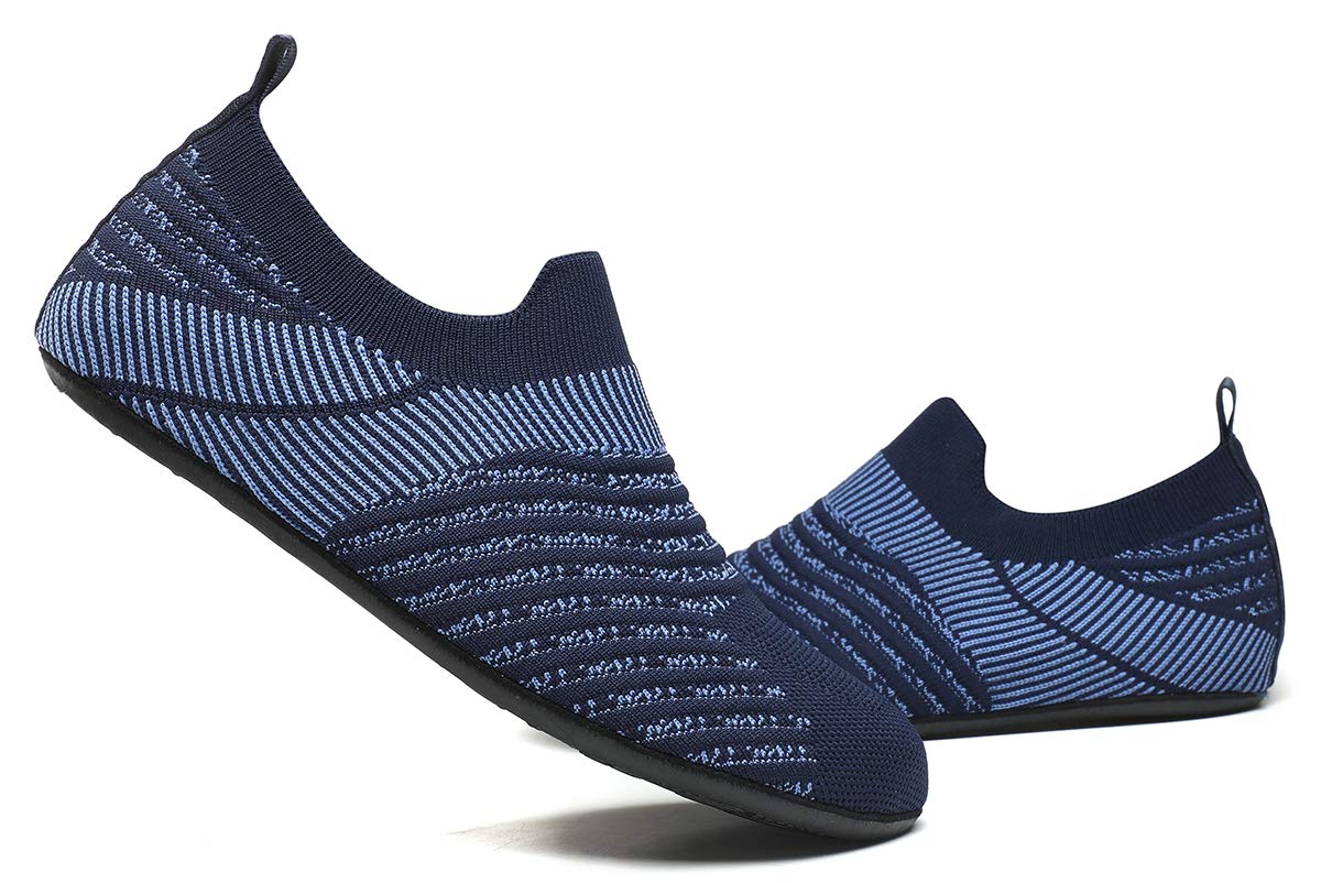Adult Indoor House Slippers Socks Travel Lightweight Comfort Non Slip Grip House Floor Home Shoes for Women Men