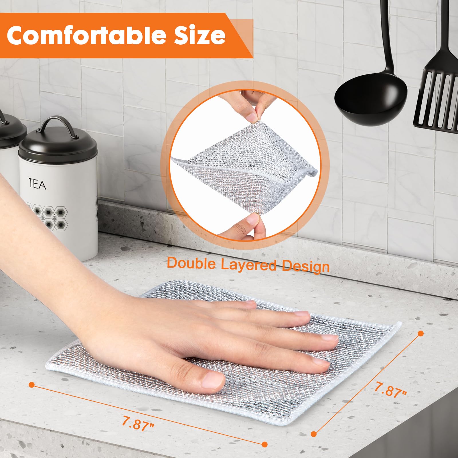 Non Scratch Wire Dishcloth (10 Count)