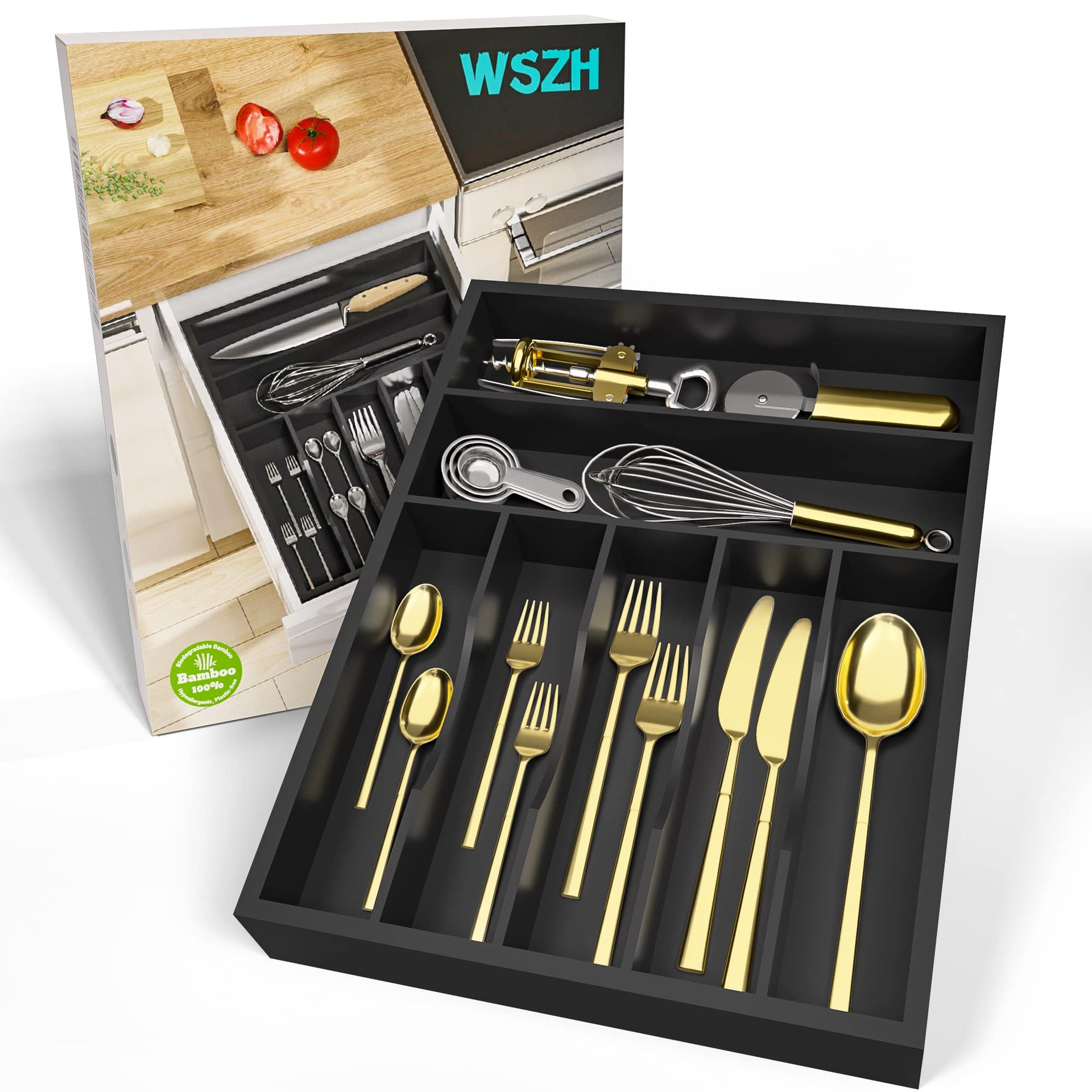 Utensil Organizer Silverware Drawer Organizer