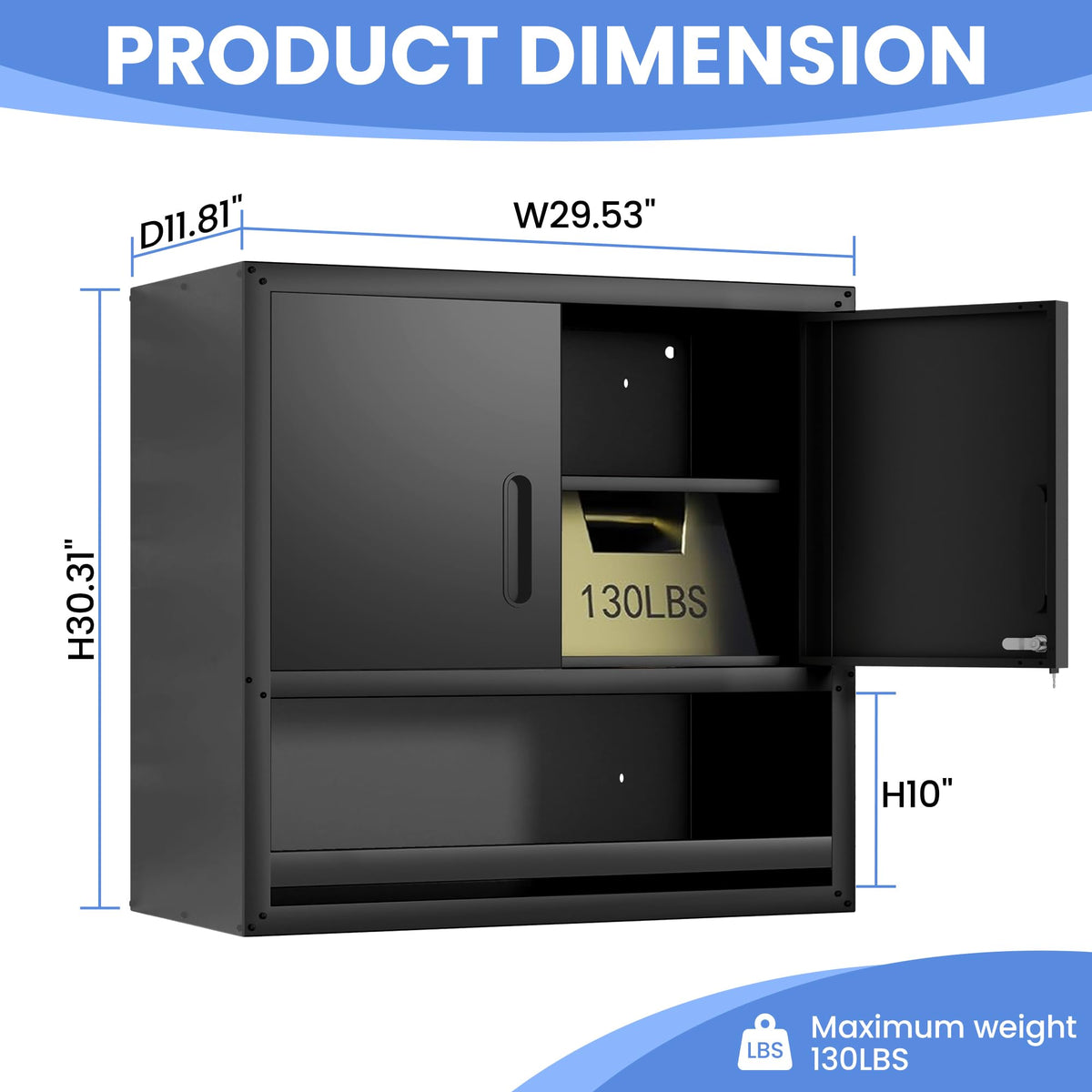 Metal Storage Cabinet for Garage