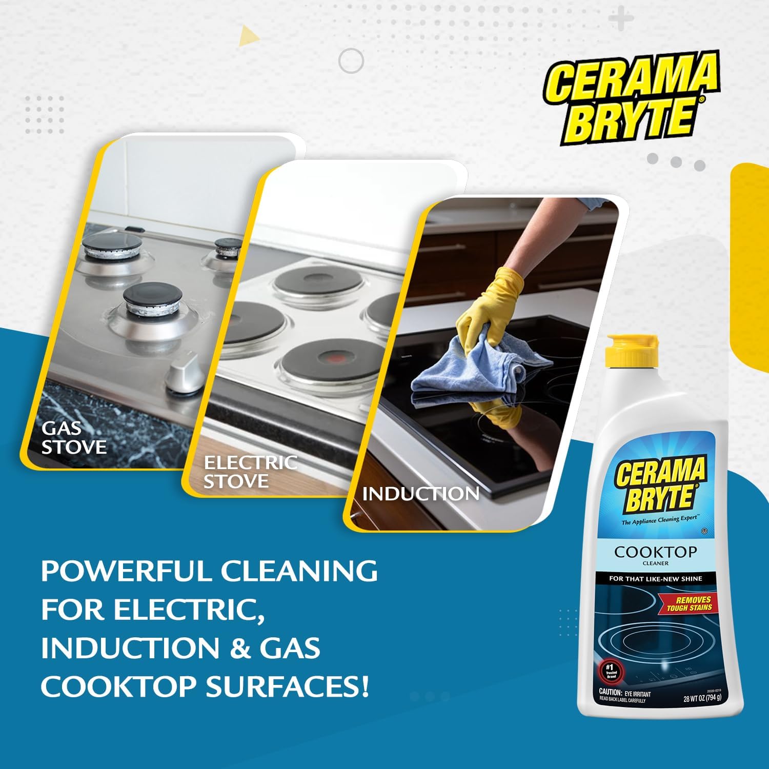 Cooktop Cleaner for Glass (72 Fl Oz)