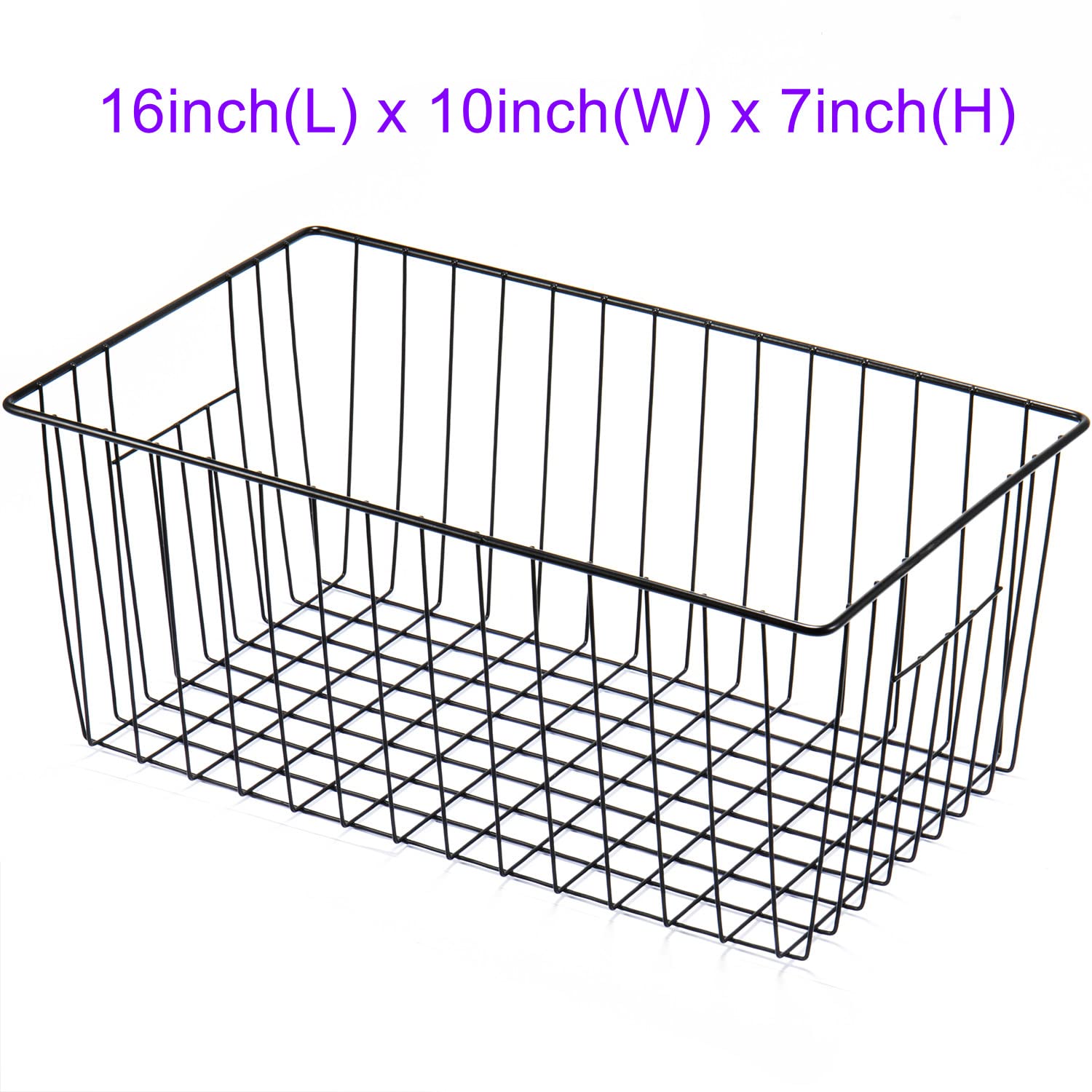 16inch Freezer Wire Storage Organizer Baskets (3 Count)