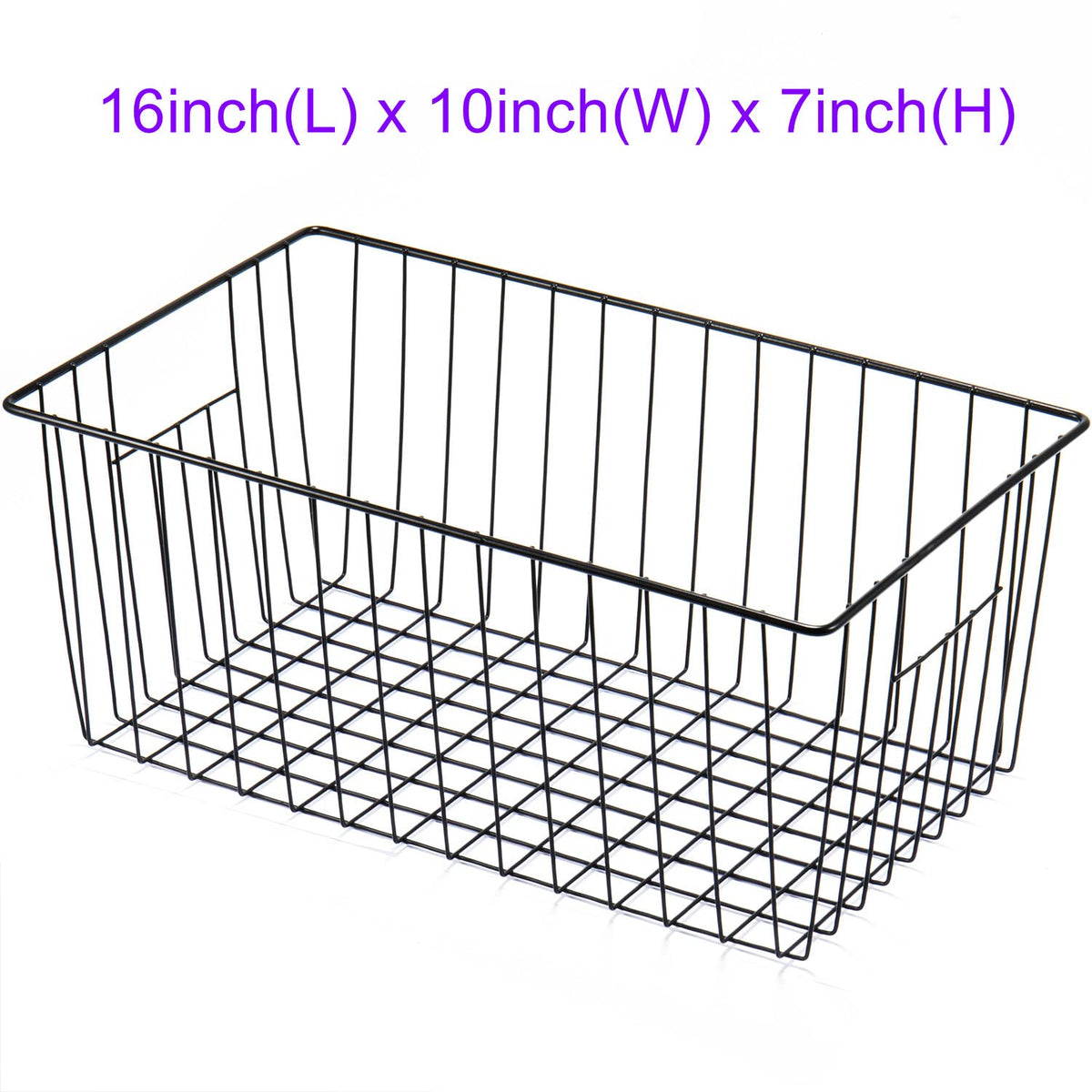 16inch Freezer Wire Storage Organizer Baskets (3 Count)