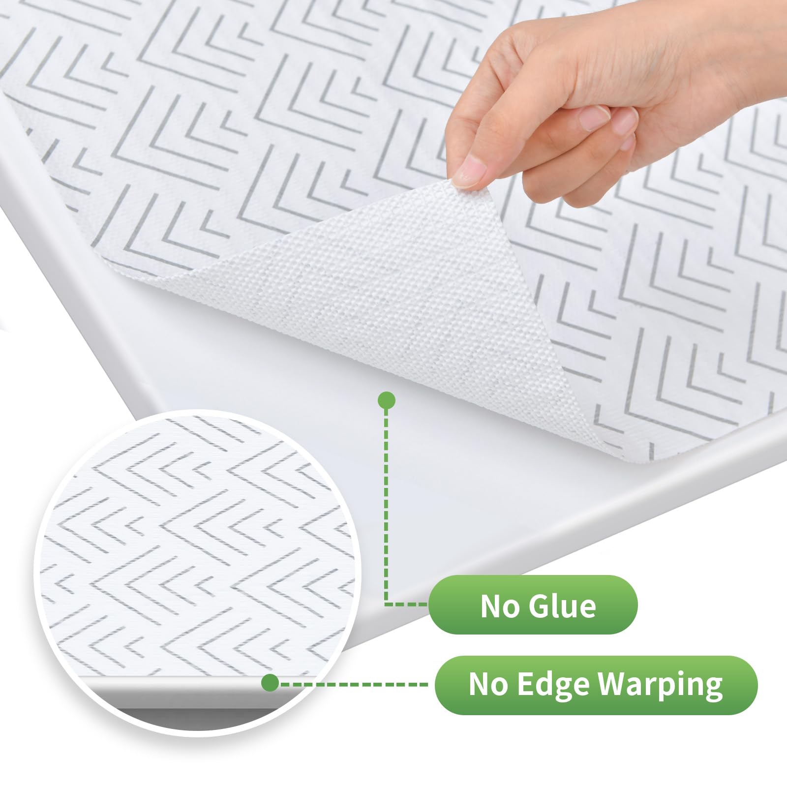 Shelf Liner for Kitchen Cabinets Non Adhesive Drawer Liner Non
