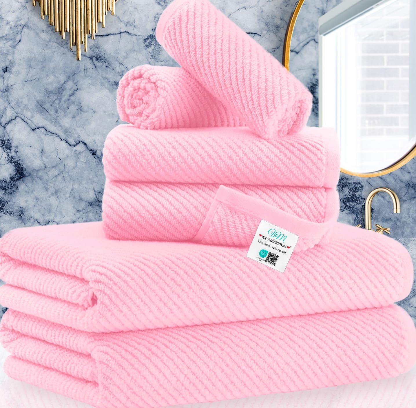 6PC Towel Set (6 Count)