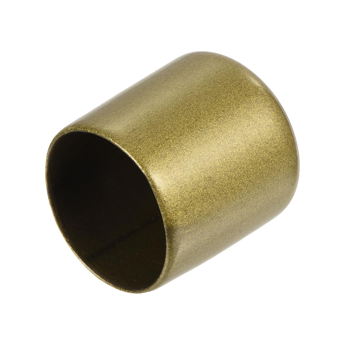 20pcs Rubber End Caps 29mm ID Vinyl Round Tube Bolt Cap Cover Thread Protectors Gold