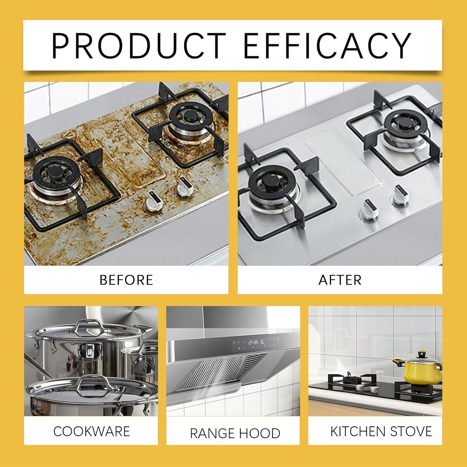 Multifunctional Powerful Kitchen Foam Cleaner, Rotateepic Foam Cleaner, Greasy Dirt Clean Spray, All-Purpose Heavy Duty Degreaser Cleaning Spray for Oven, Stove and Range Hood (3pcs) - ModHome Supplies