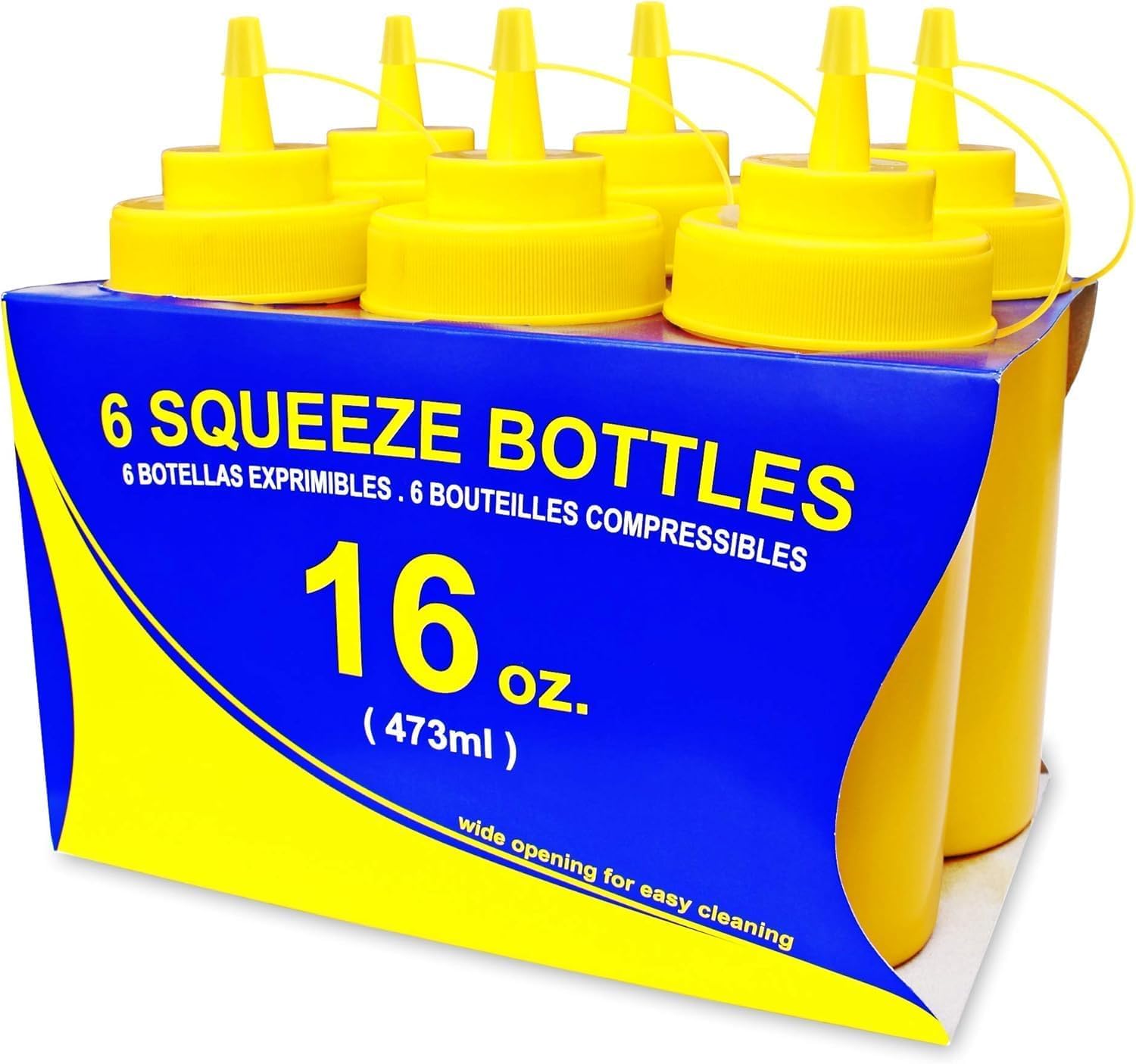 26528 Plastic Squeeze Bottles with Cap and Scale