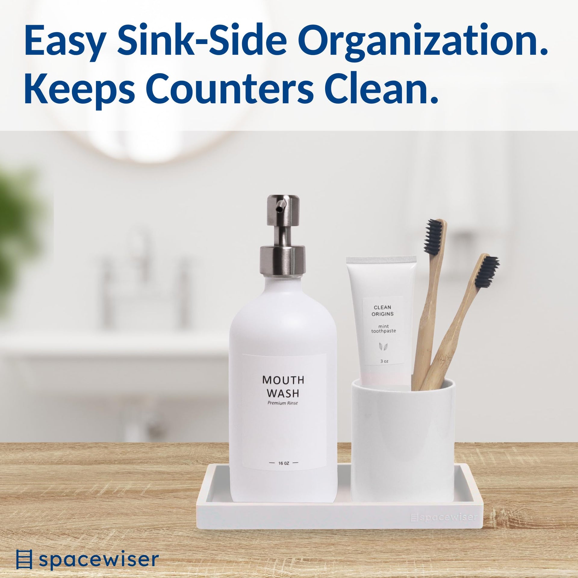 Countertop & Vanity Silicone Tray