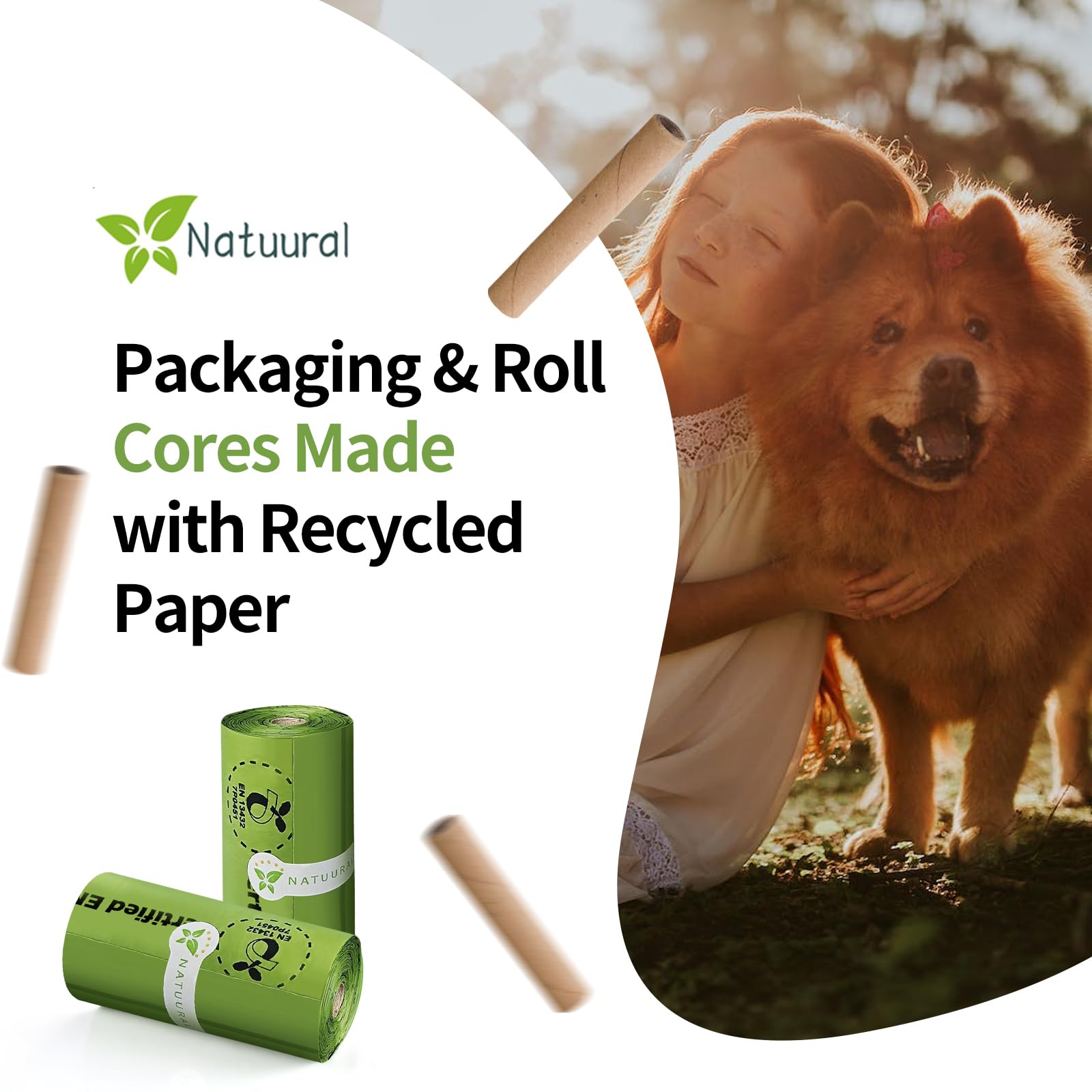 Certified Compostable Dog Poop Bags (270 Count)