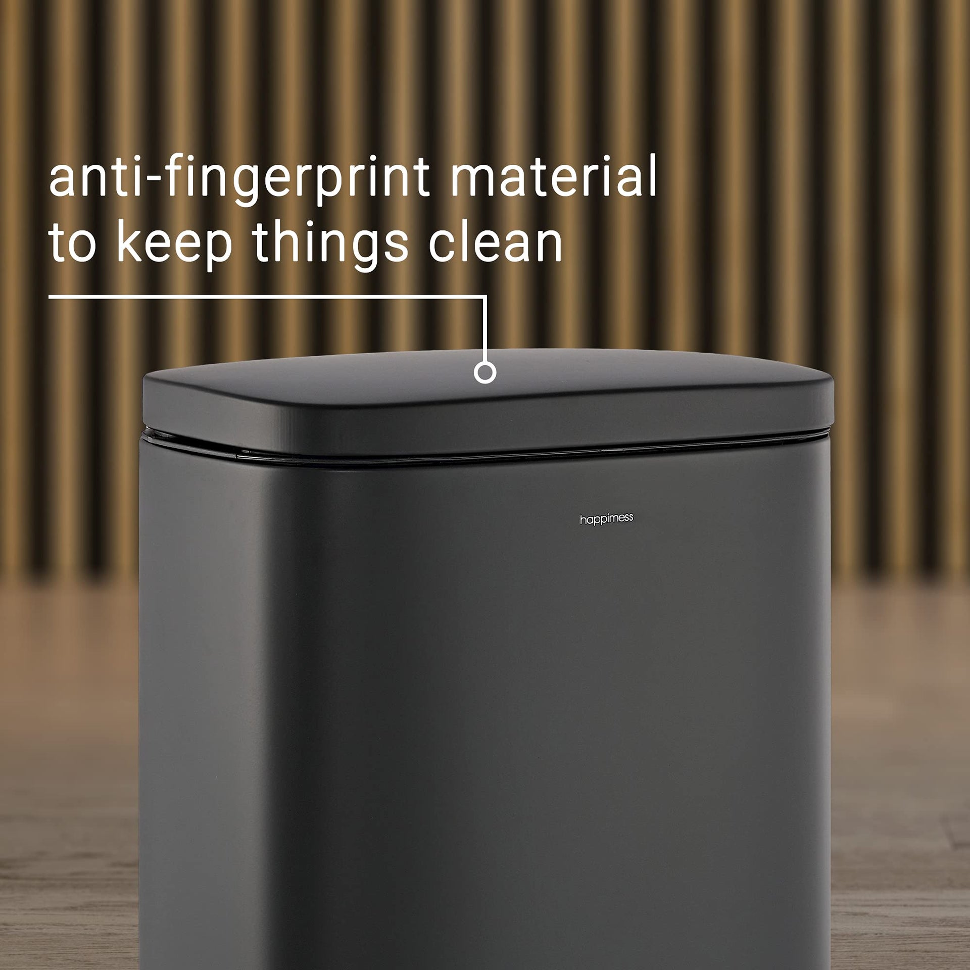 Curtis 8 Gal Step Trash Can Soft Close 25"