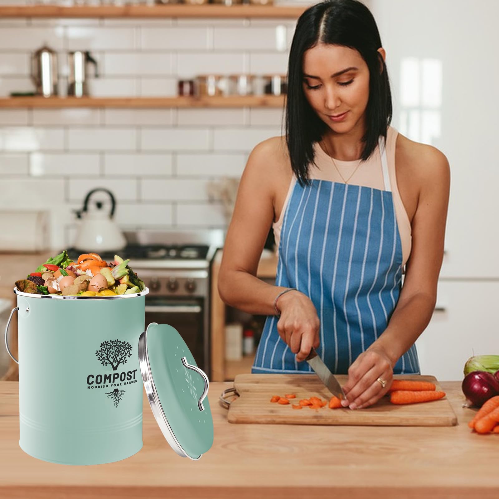 Kitchen Countertop Compost Bin