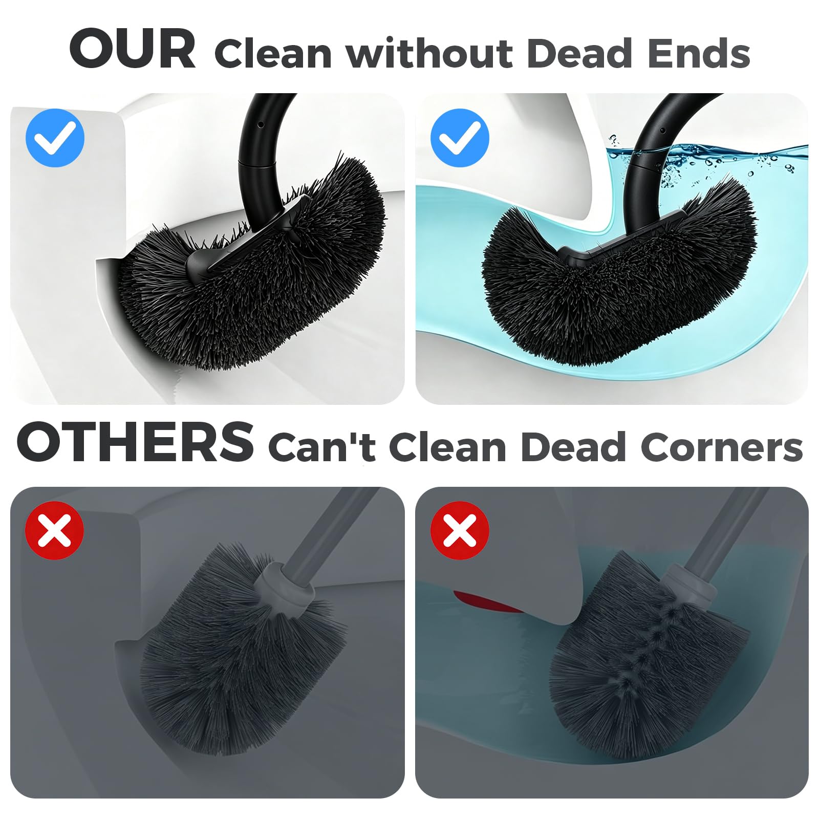 Toilet Bowl Brush and Holder