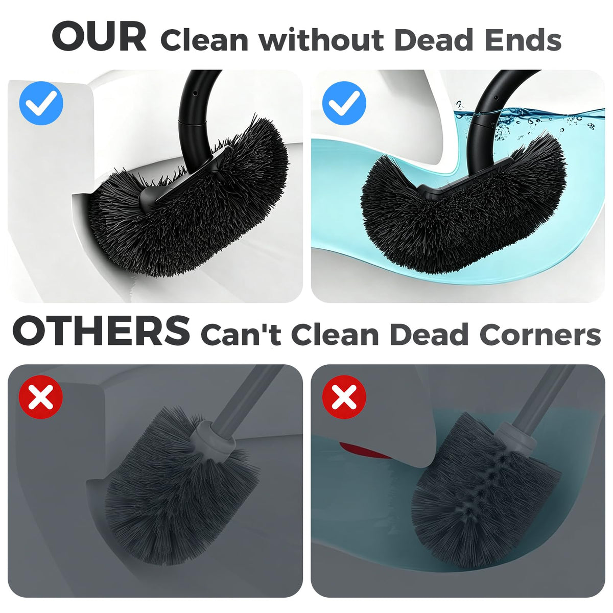 Toilet Bowl Brush and Holder