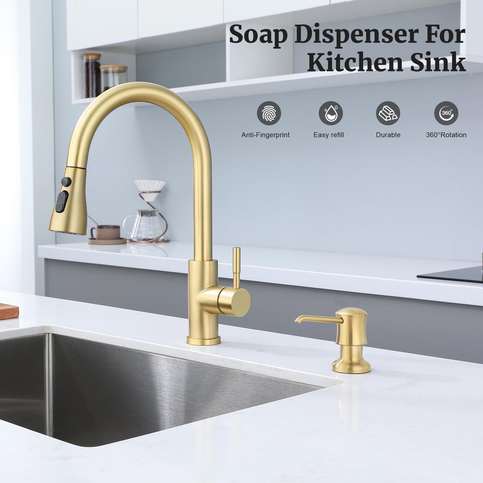 Soap Dispenser for Kitchen Sink