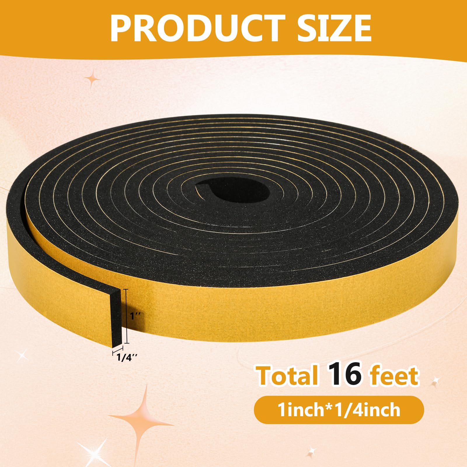16Feet Weather Stripping Seal