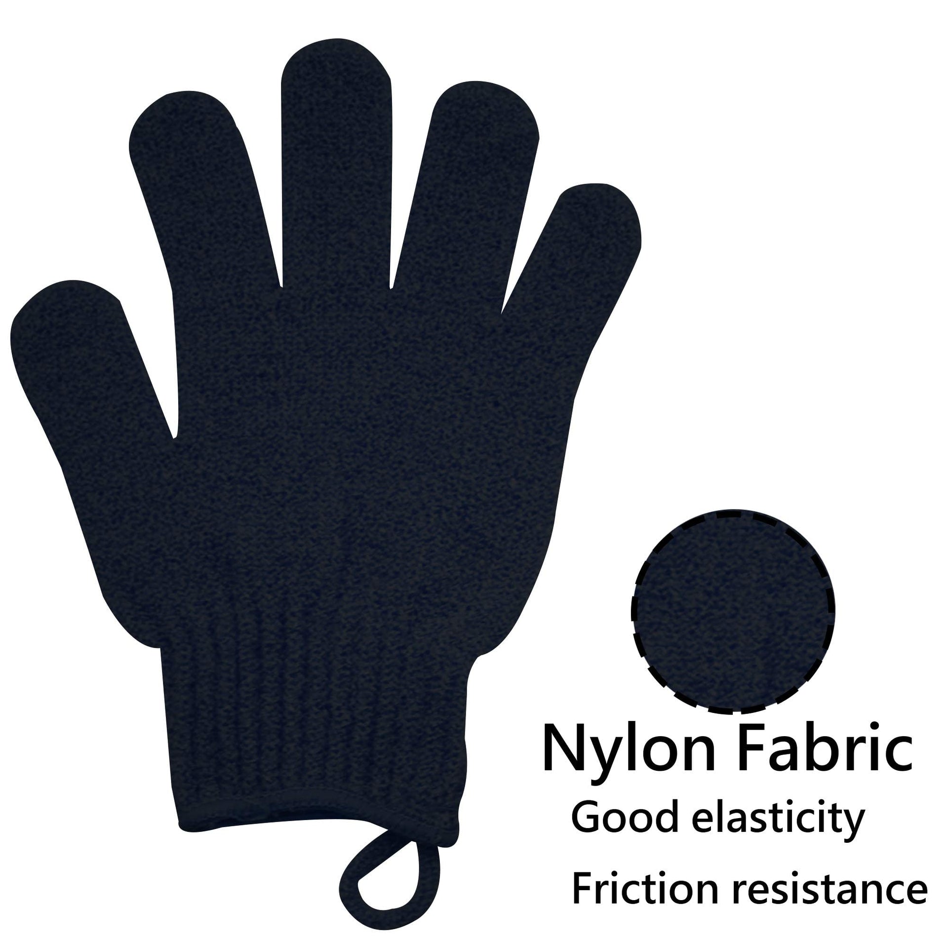 Heavy Exfoliating Shower Gloves with Hanging Loop