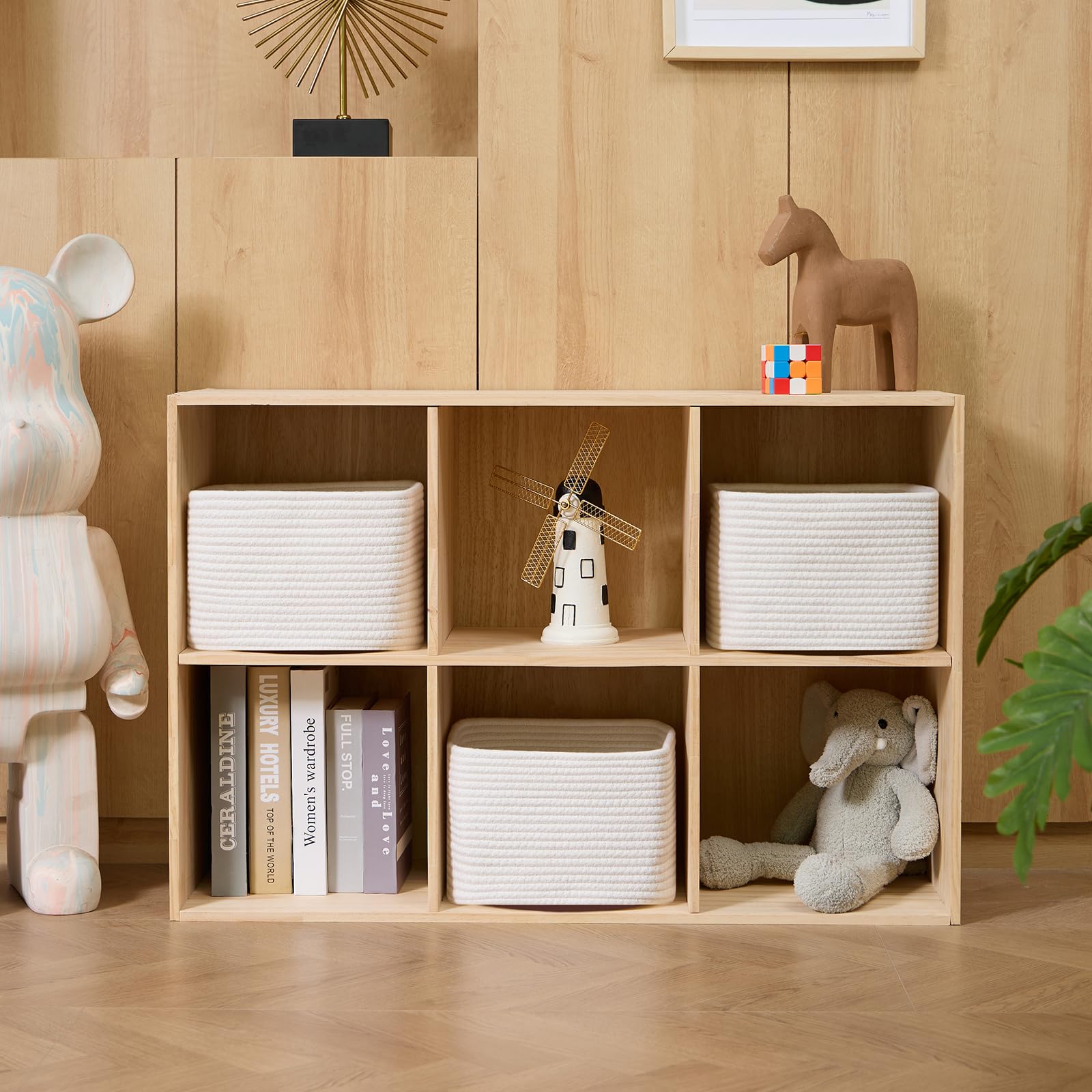 Small Organizing Baskets for Cubes Shelf (3 Count)
