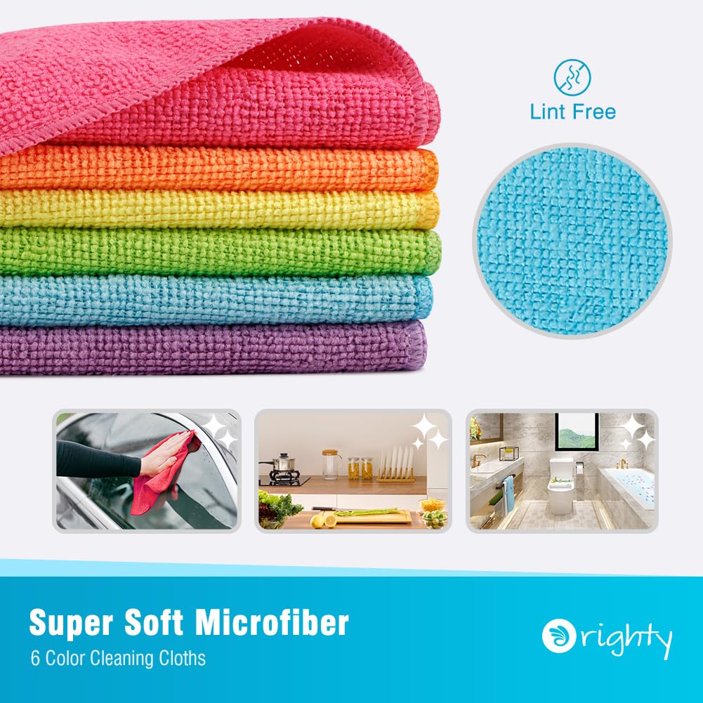 Microfiber Cleaning Cloth Bulk (150 Count)