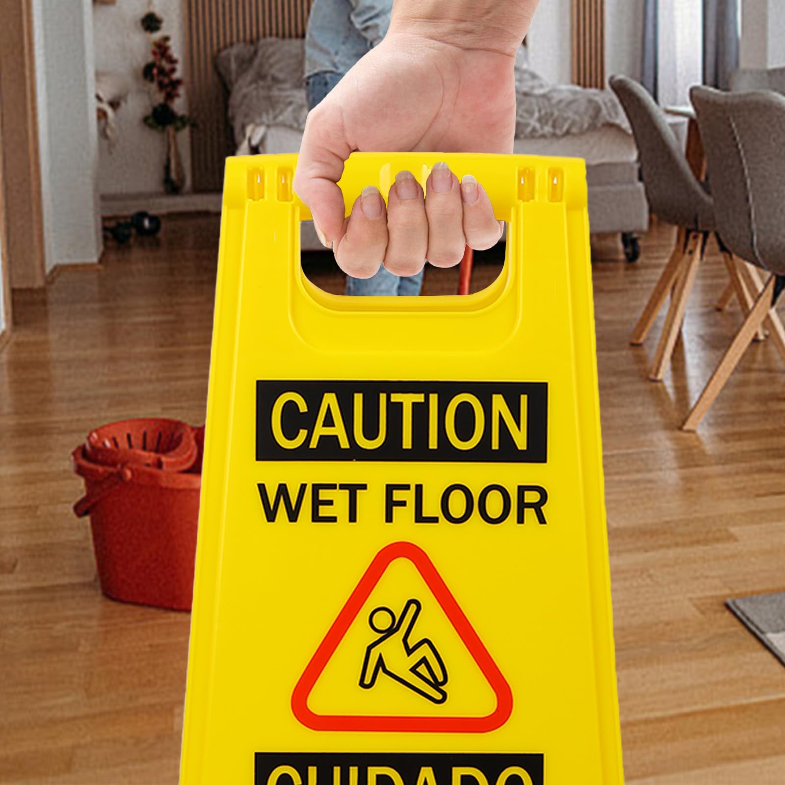 Caution Wet Floor Sign (2 Count)