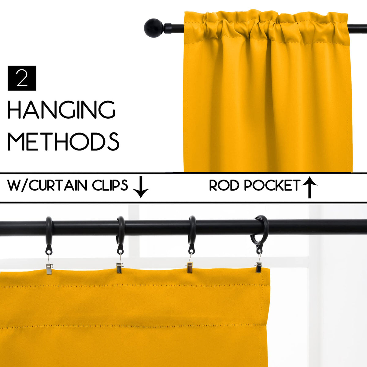 Cafe Curtain Half Window Tier Curtain (2 Count)