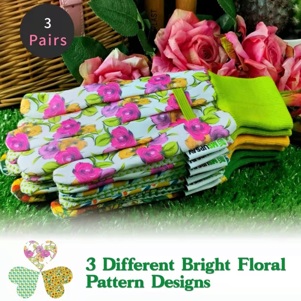3 Paris Gardening Gloves Women