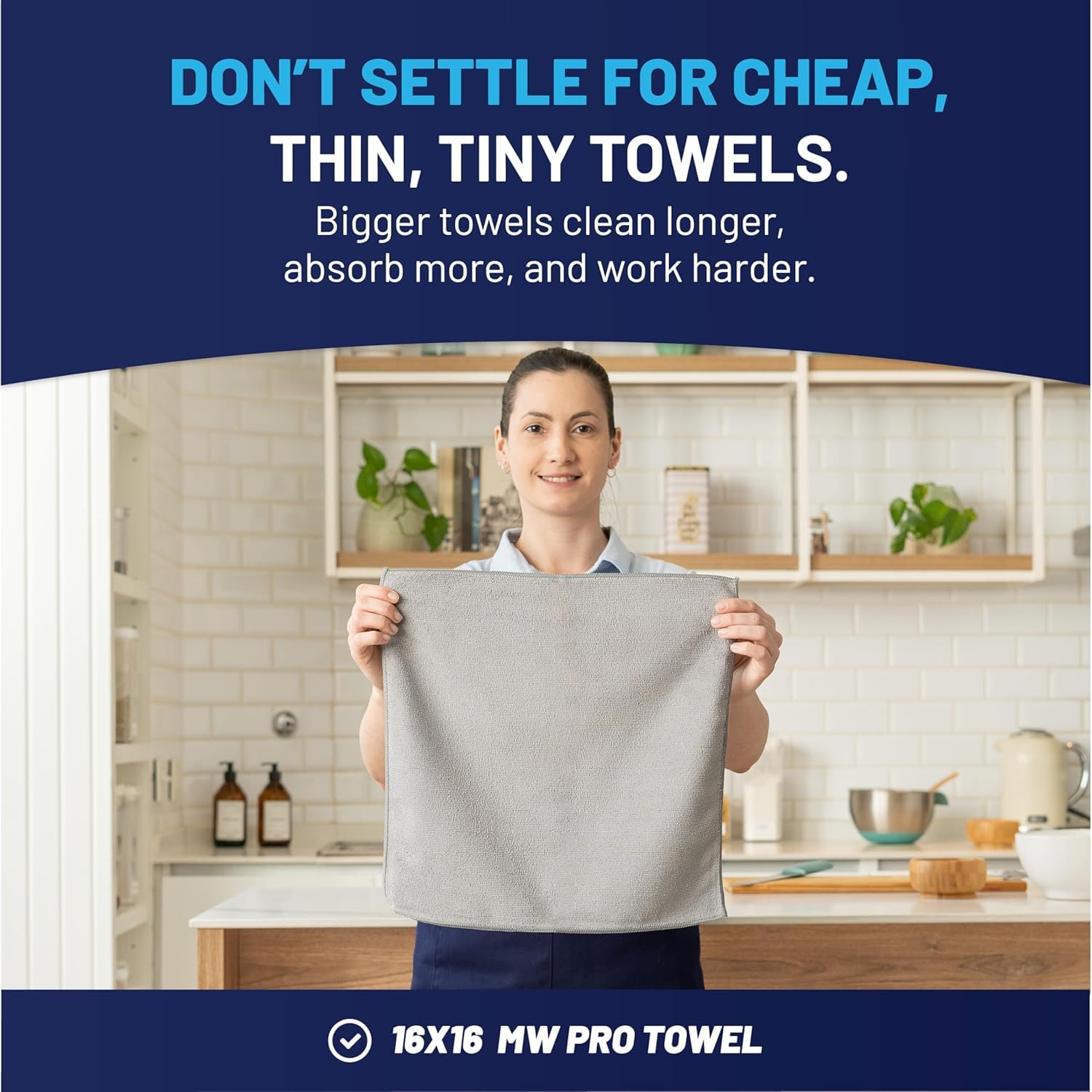 MW PRO Premium Microfiber Cleaning Cloths (12 Count)