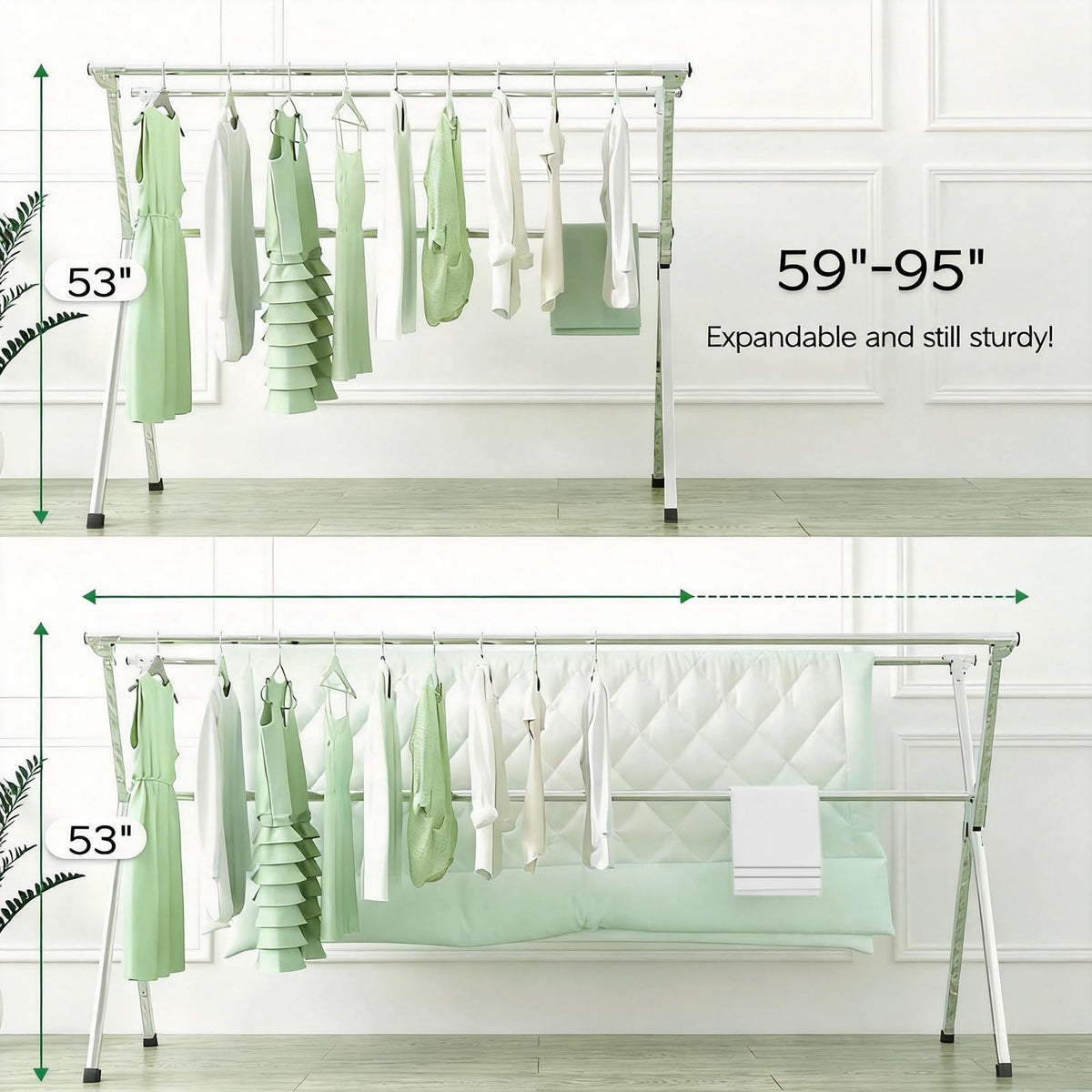 Clothes Drying Rack Folding Indoor Outdoor