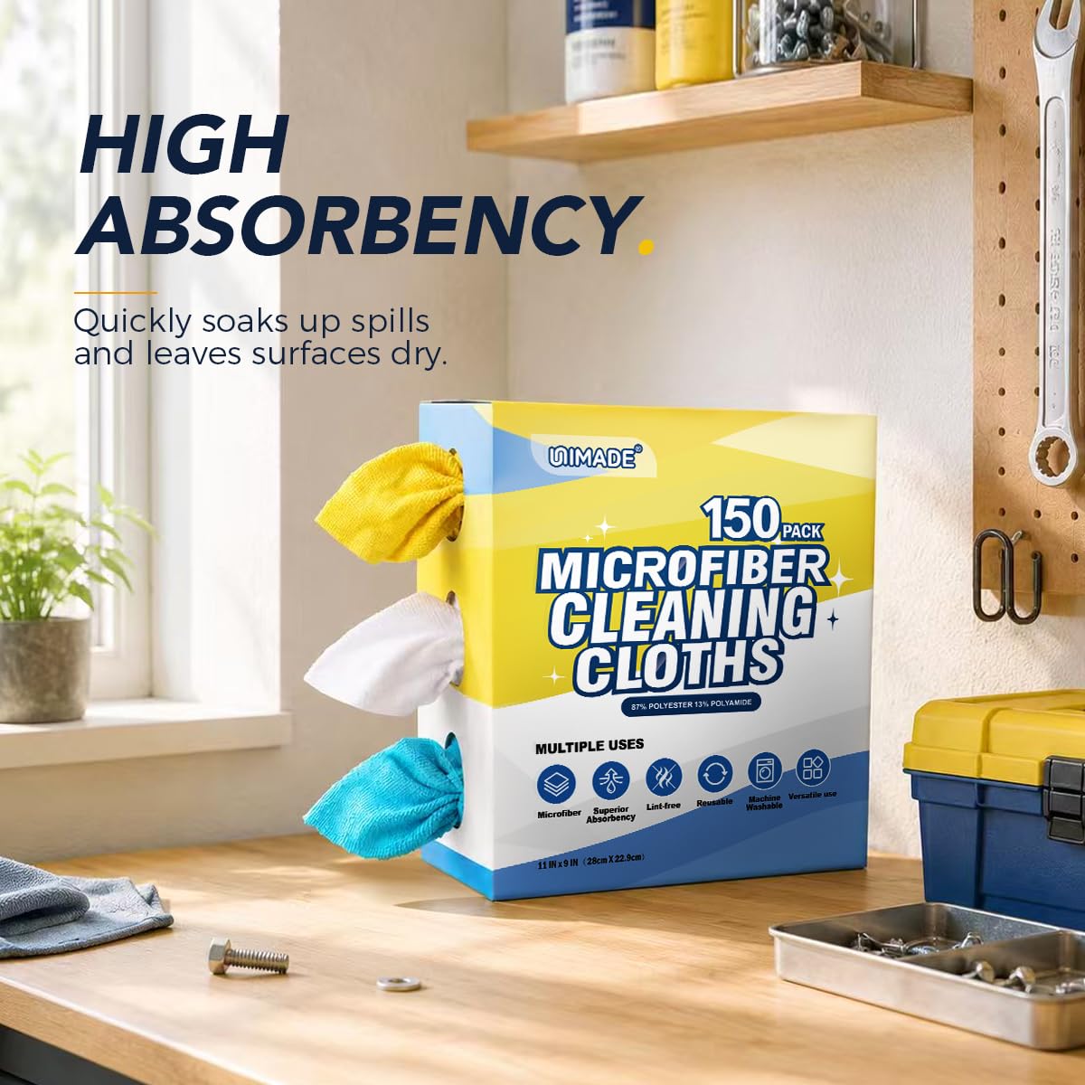 Microfiber Cleaning Cloth (150 Count)
