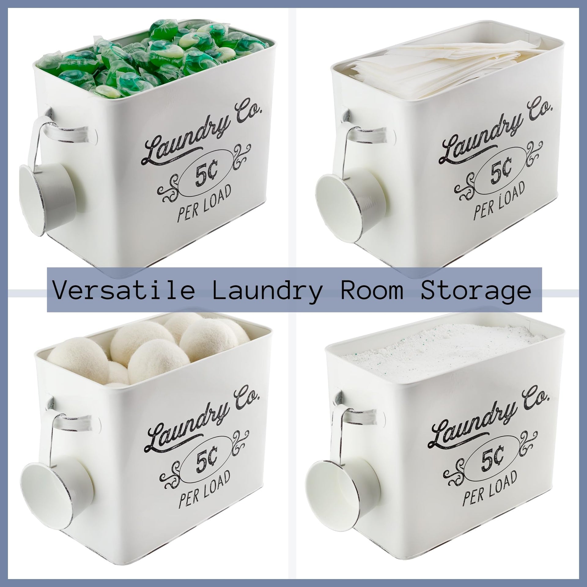 Farmhouse Laundry Powder Container