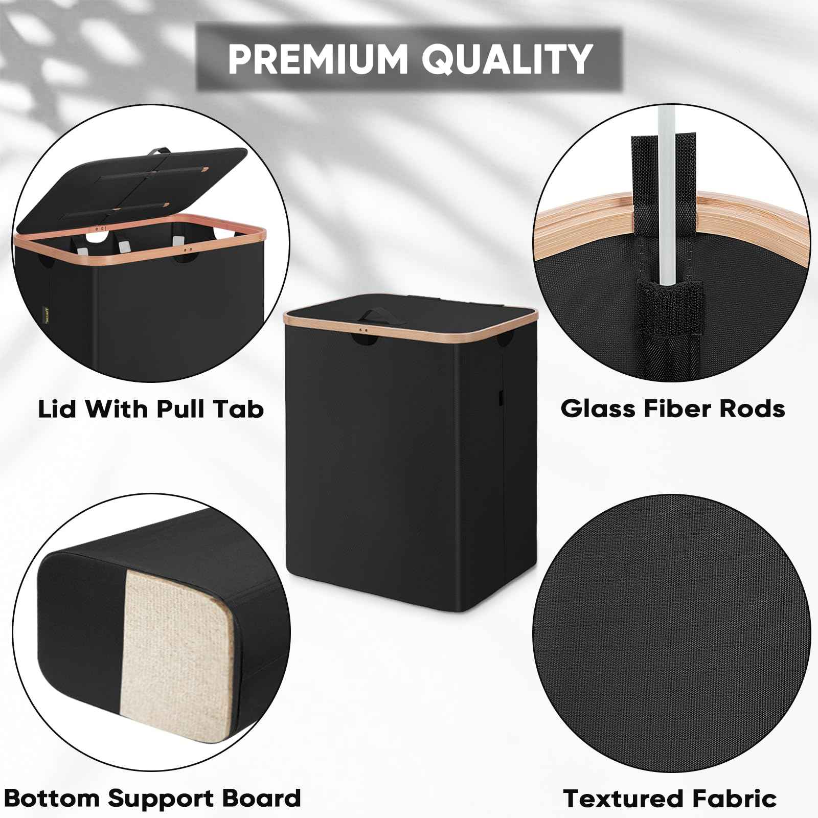 Laundry Hamper with Lid