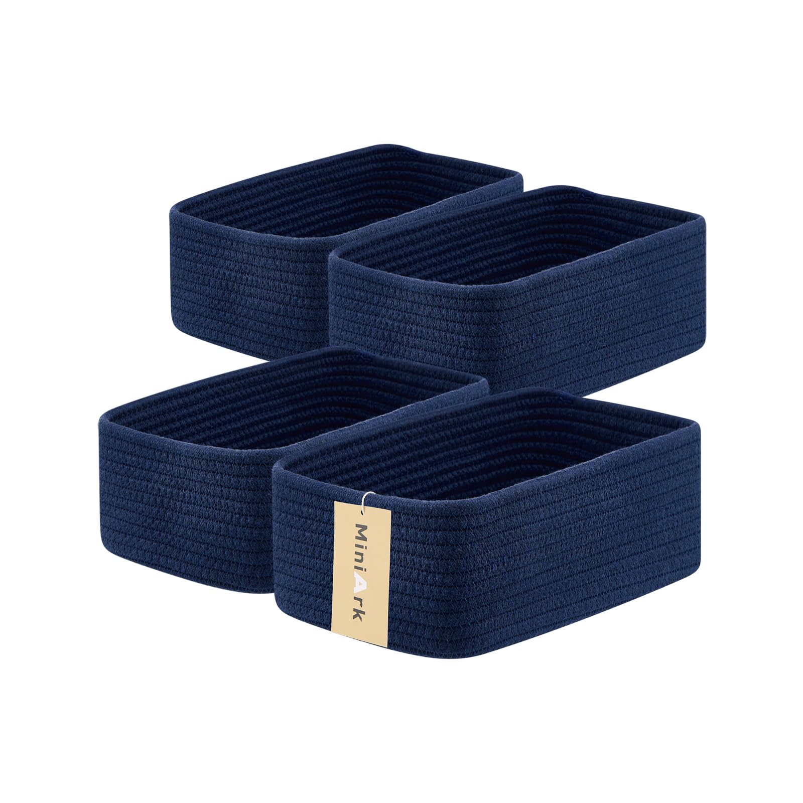 Small Storage Baskets for Organizing (4 Count)