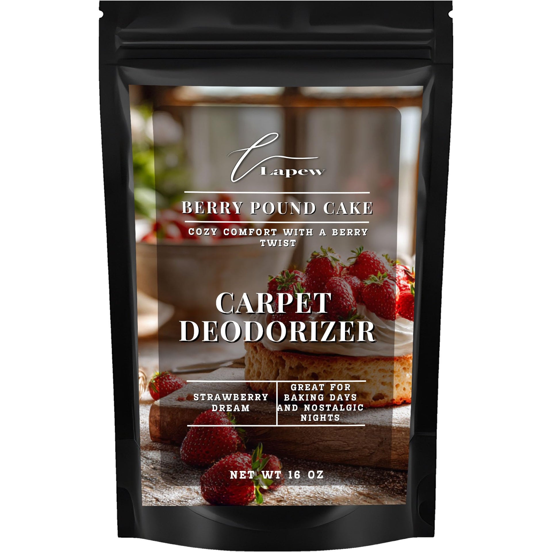 Berry Pound Cake Carpet Deodorizer Powder (16 Ounce)