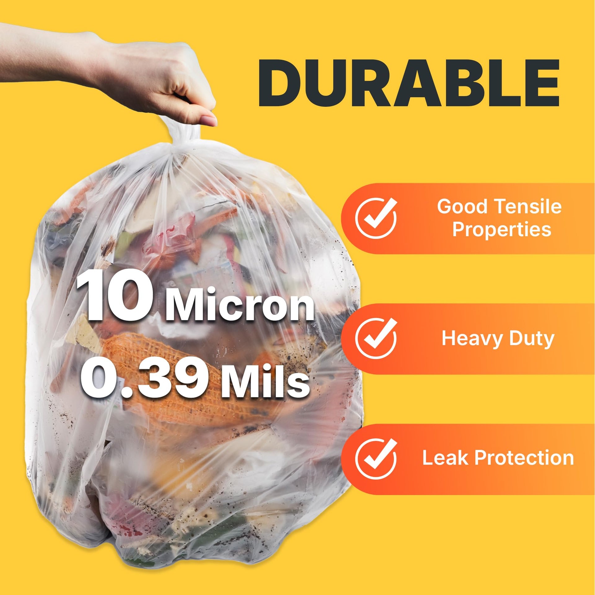 20 30 Gallon Trash Bags (500 Count)