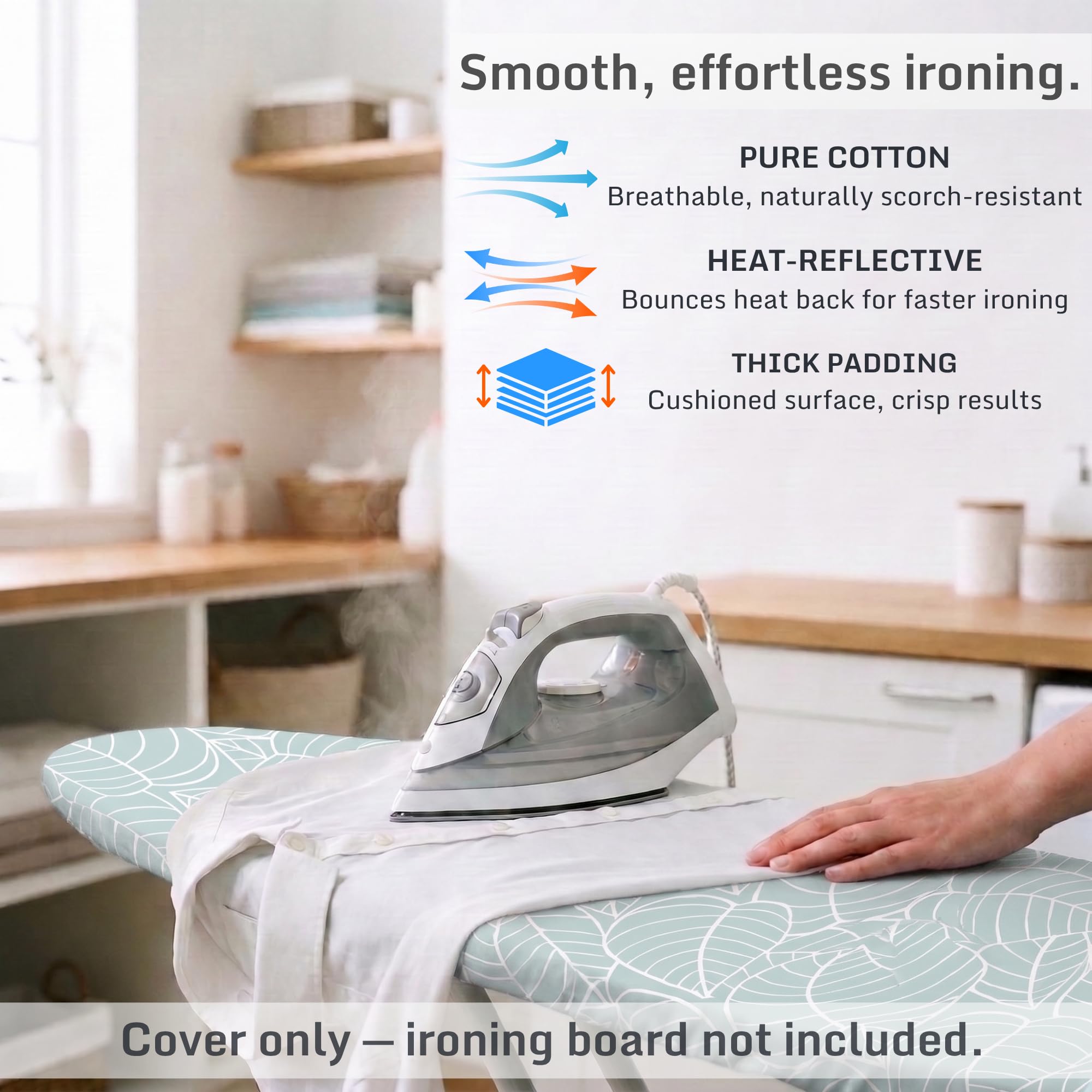 Extra Thick Ironing Board Cover 15x54 Standard Size