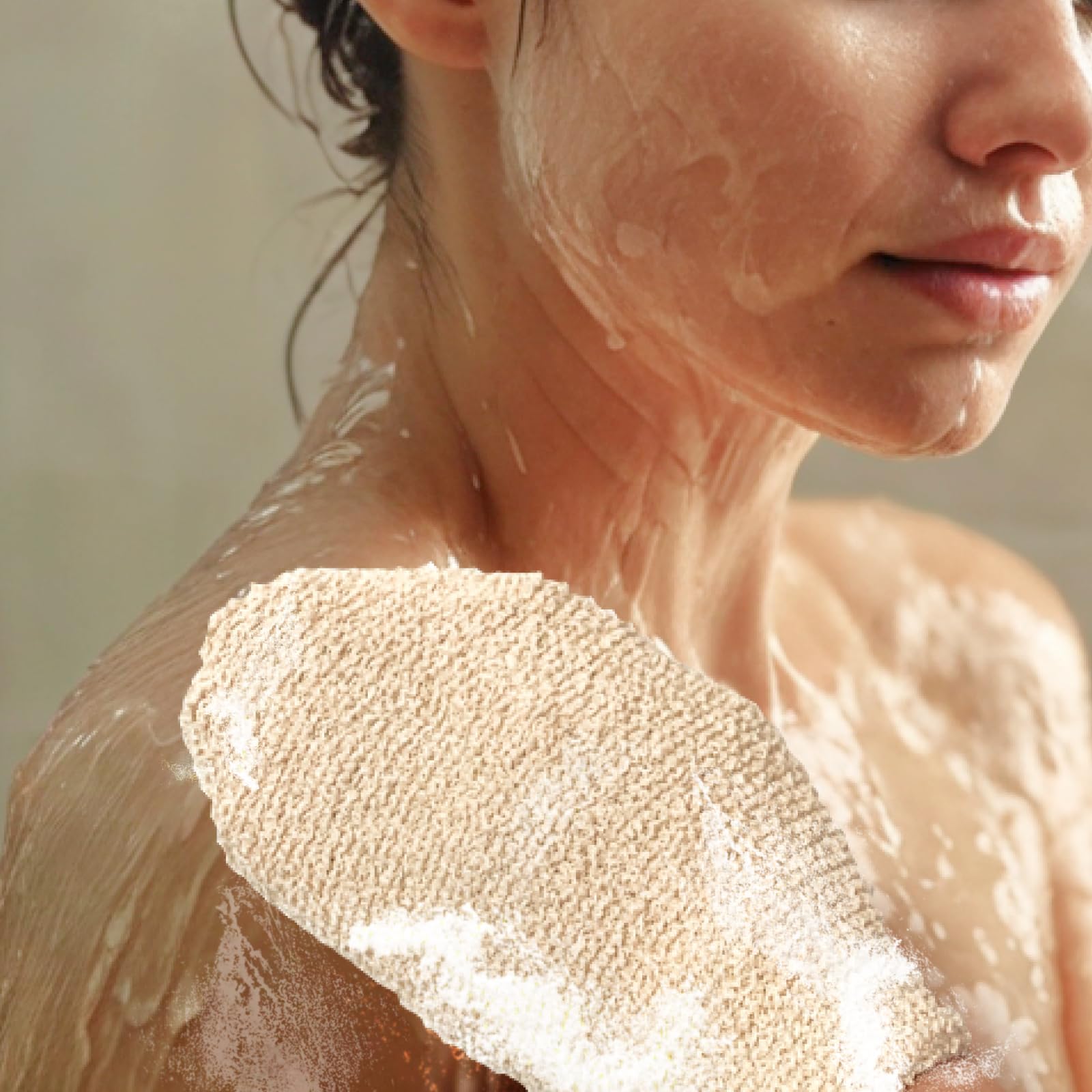 Natural Shower Mitts (2 Count)