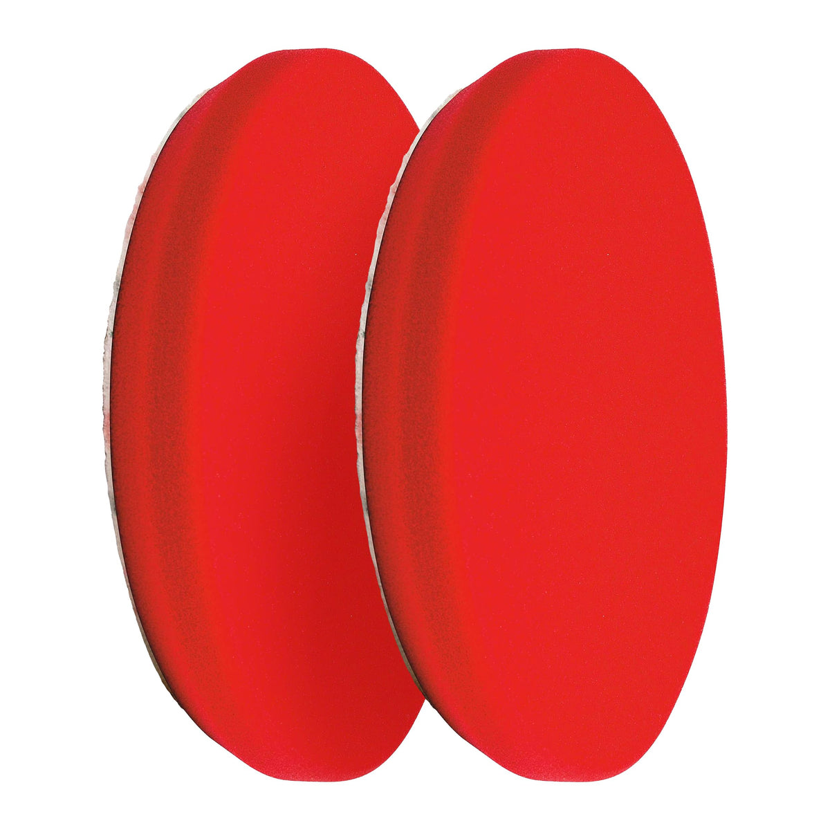 6.5” Red Foam Waxing Pads for Car Detailing (2 Count)
