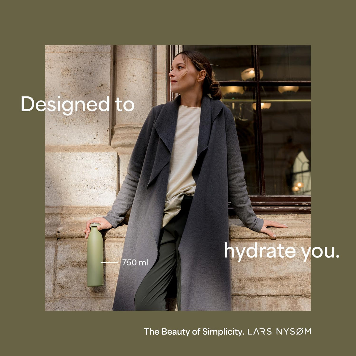 Stainless Steel Insulated XL Water Bottle 12oz 17oz 25oz 34oz 51oz