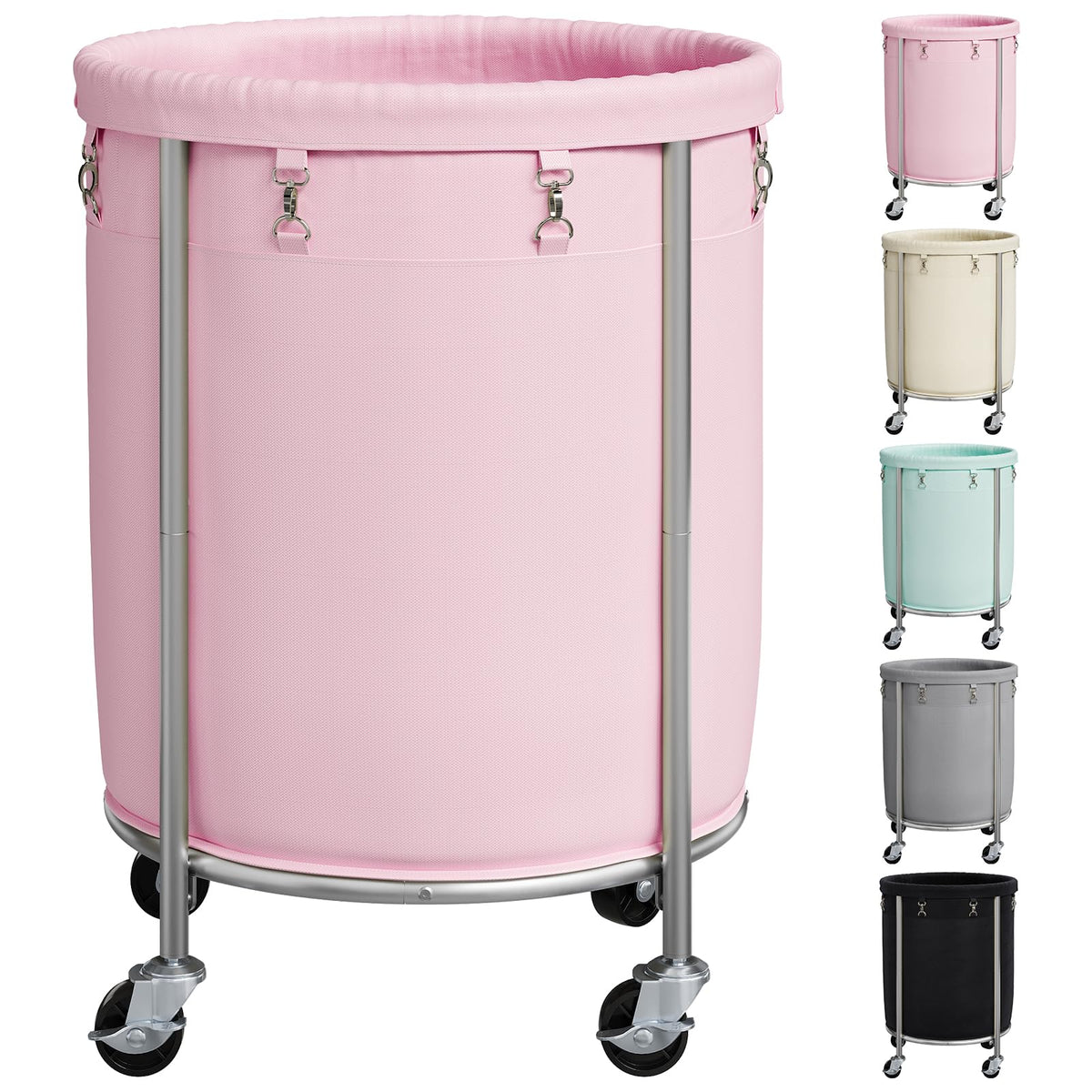 Laundry Basket with Wheels