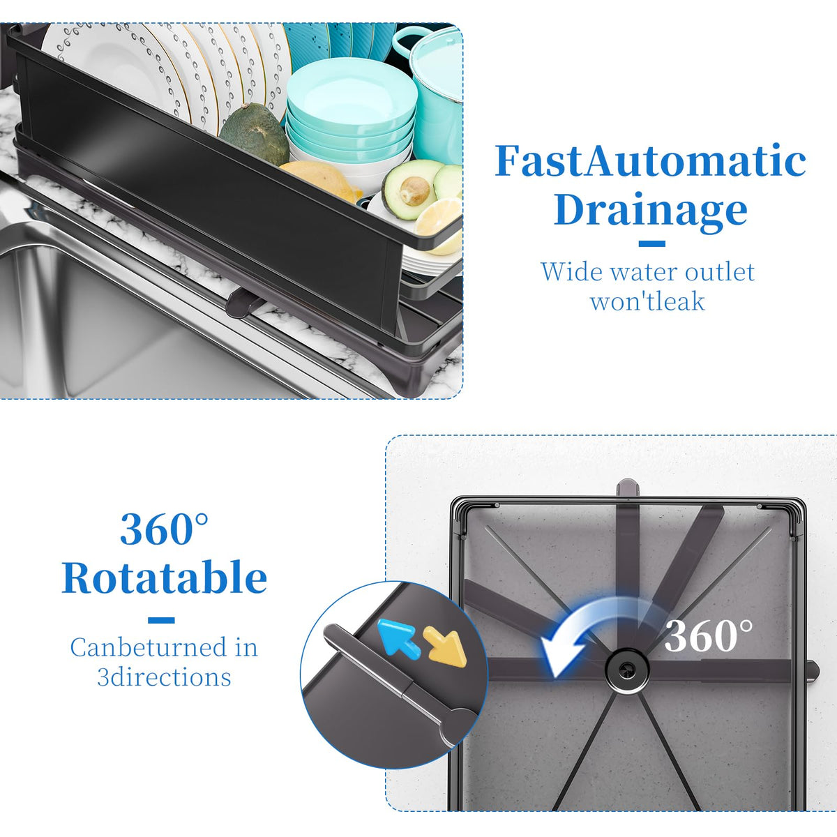 Dish Drying Rack for Kitchen Counter