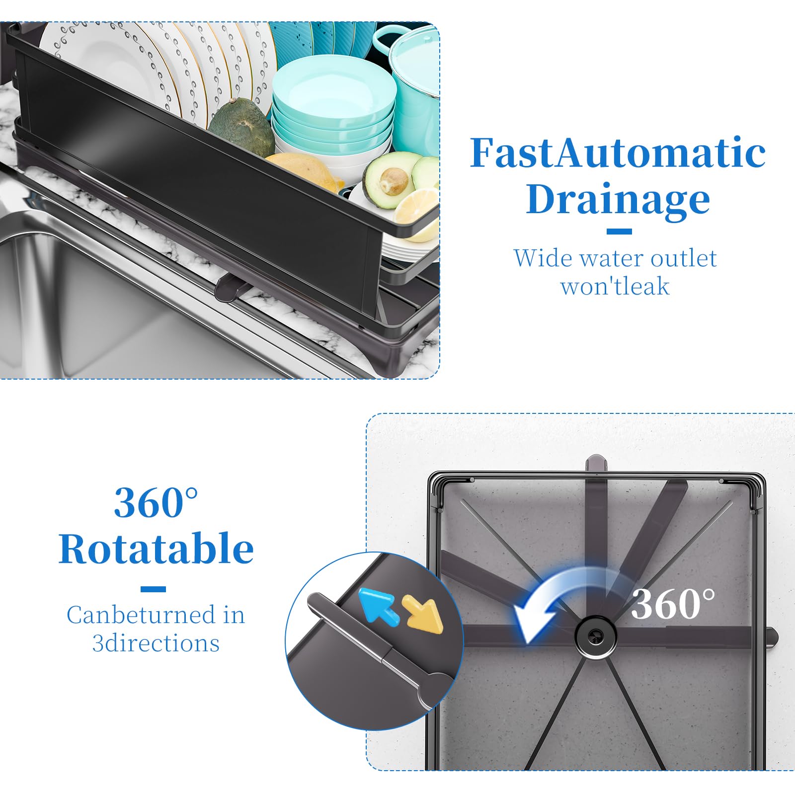 Dish Drying Rack for Kitchen Counter