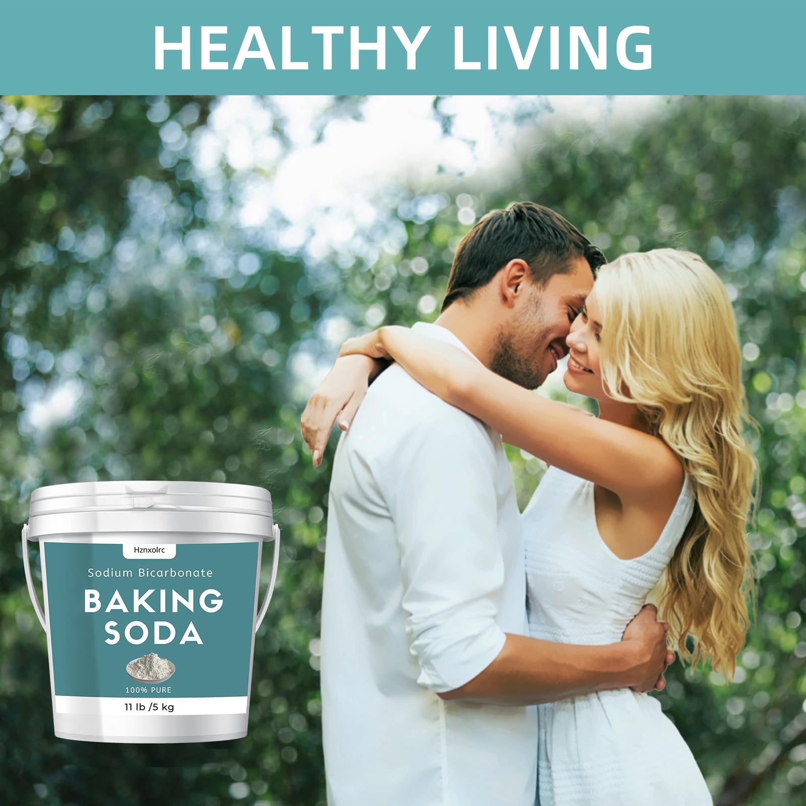 11lb Baking Soda Powder Bulk Food Grade for Cleaning (211.7 Ounce)