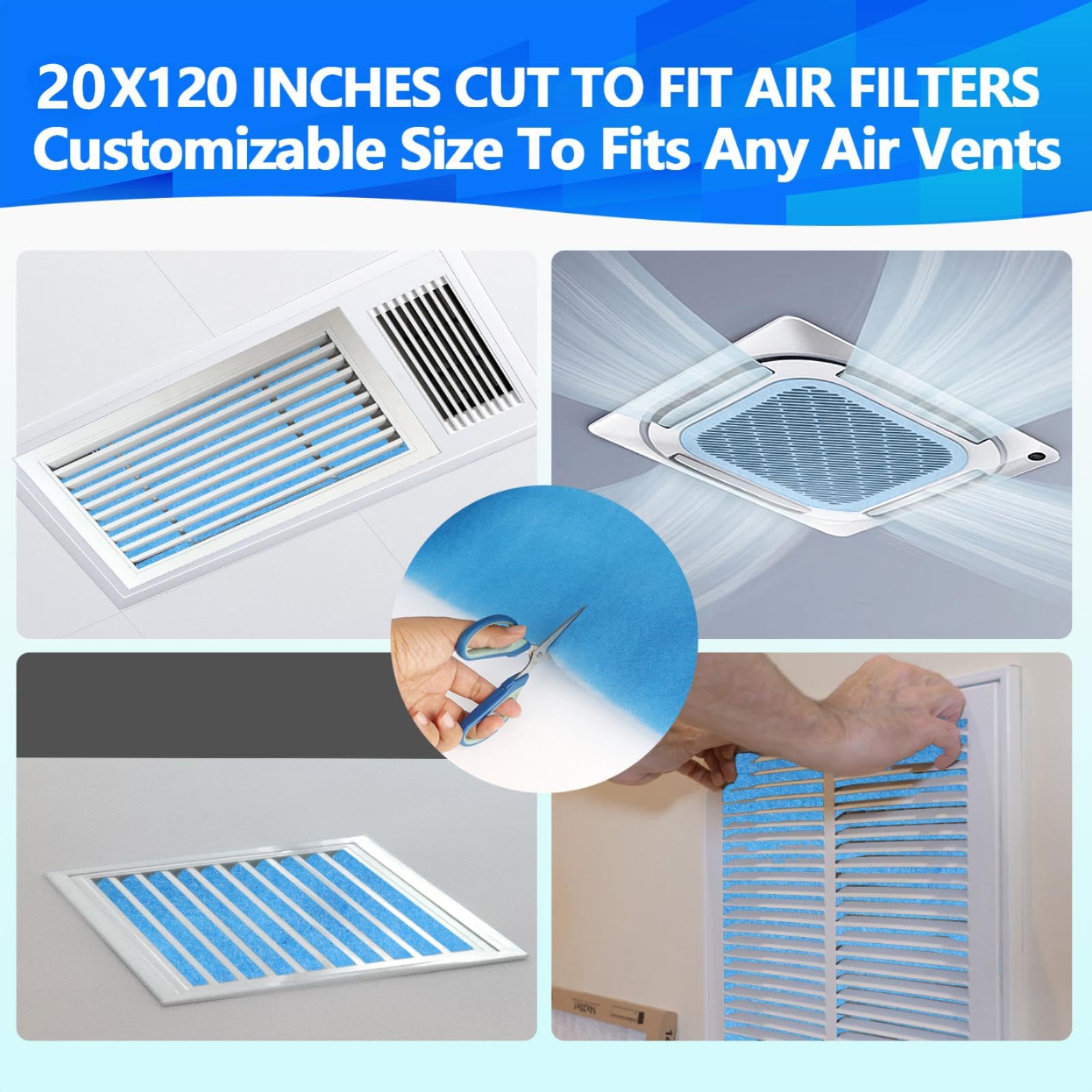 MERV 8 Air Vent Filters