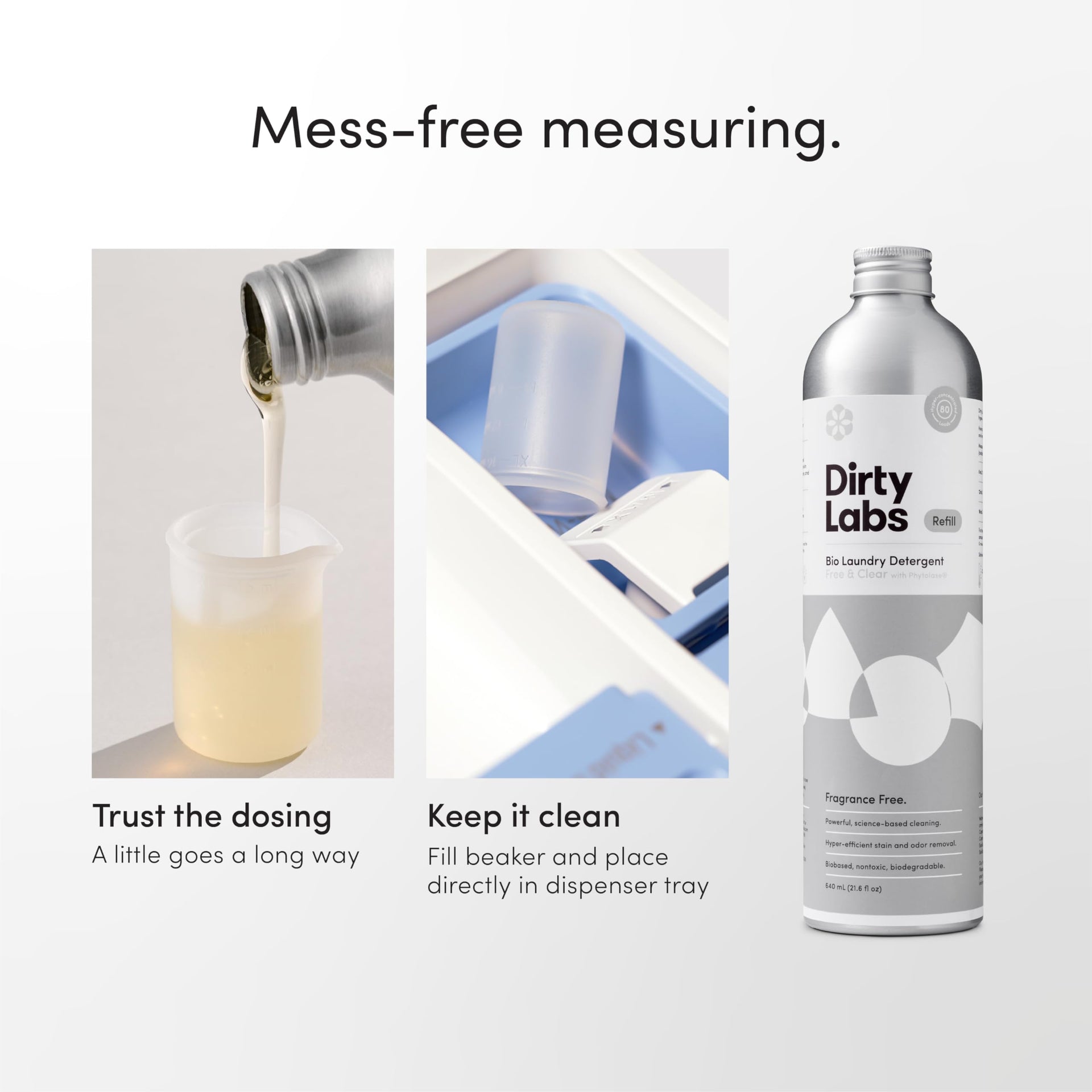Free & Clear Bio Laundry Detergent (21.6 Fl Oz)