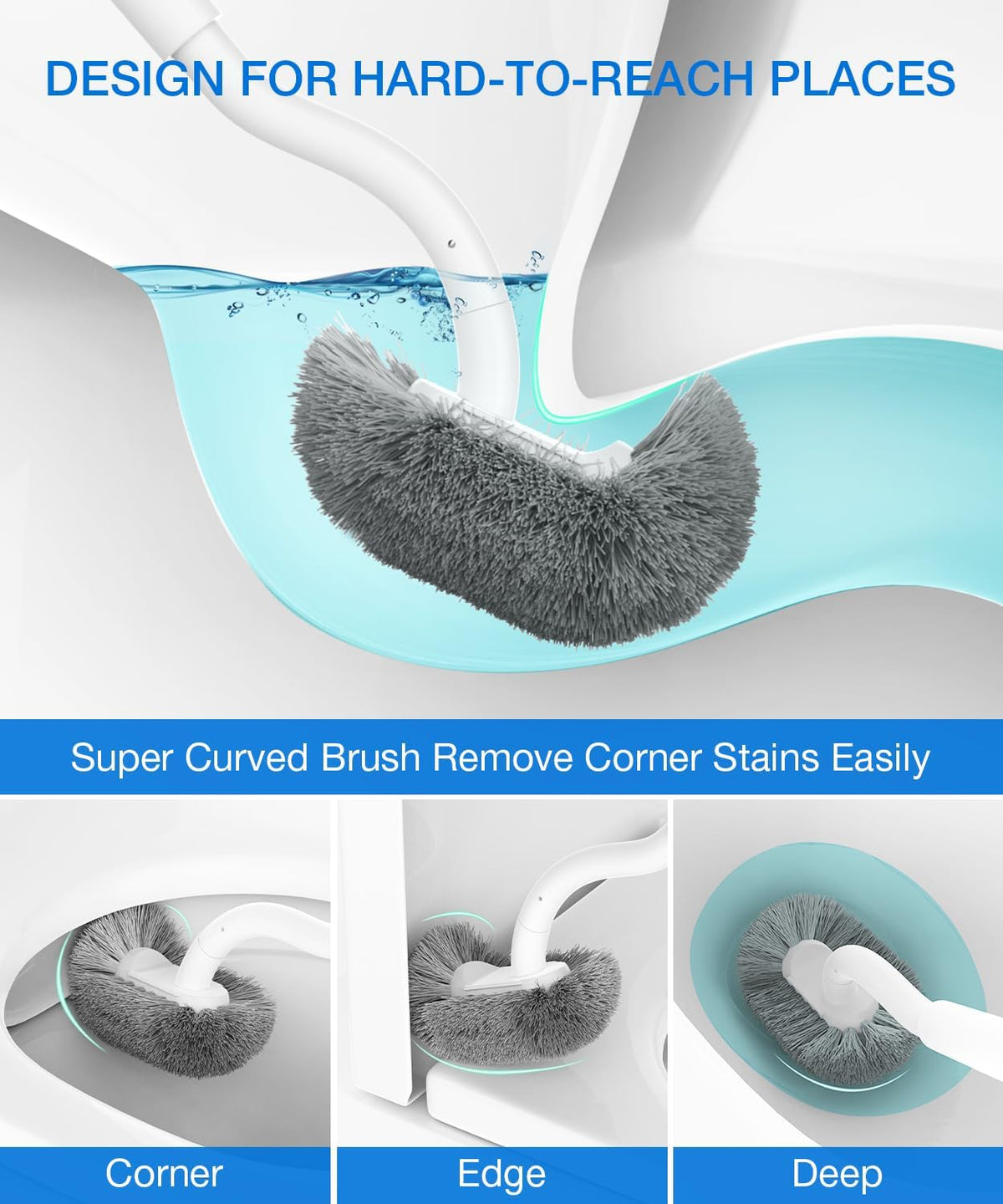 Toilet Bowl Brush and Holder